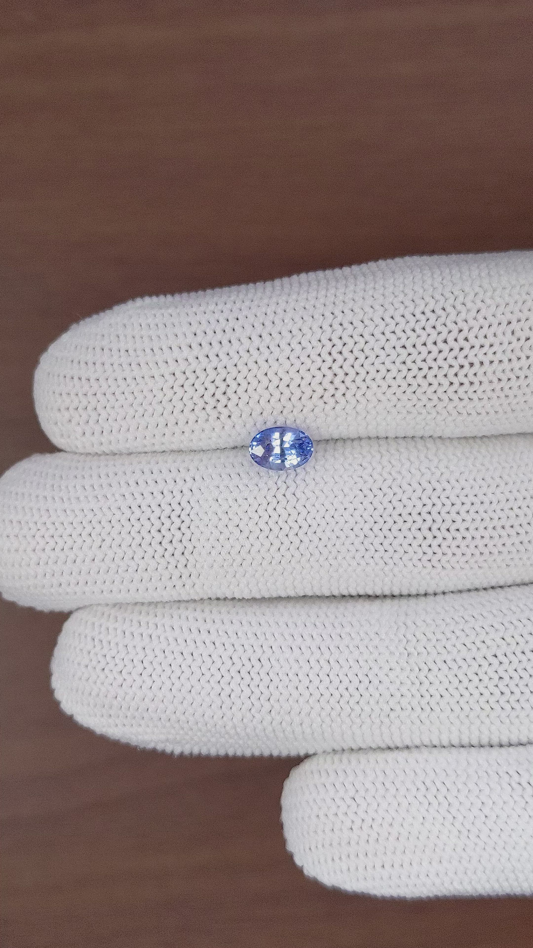 1.09 Ct. Blue Sapphire from Ceylon (Sri Lanka) Size Video