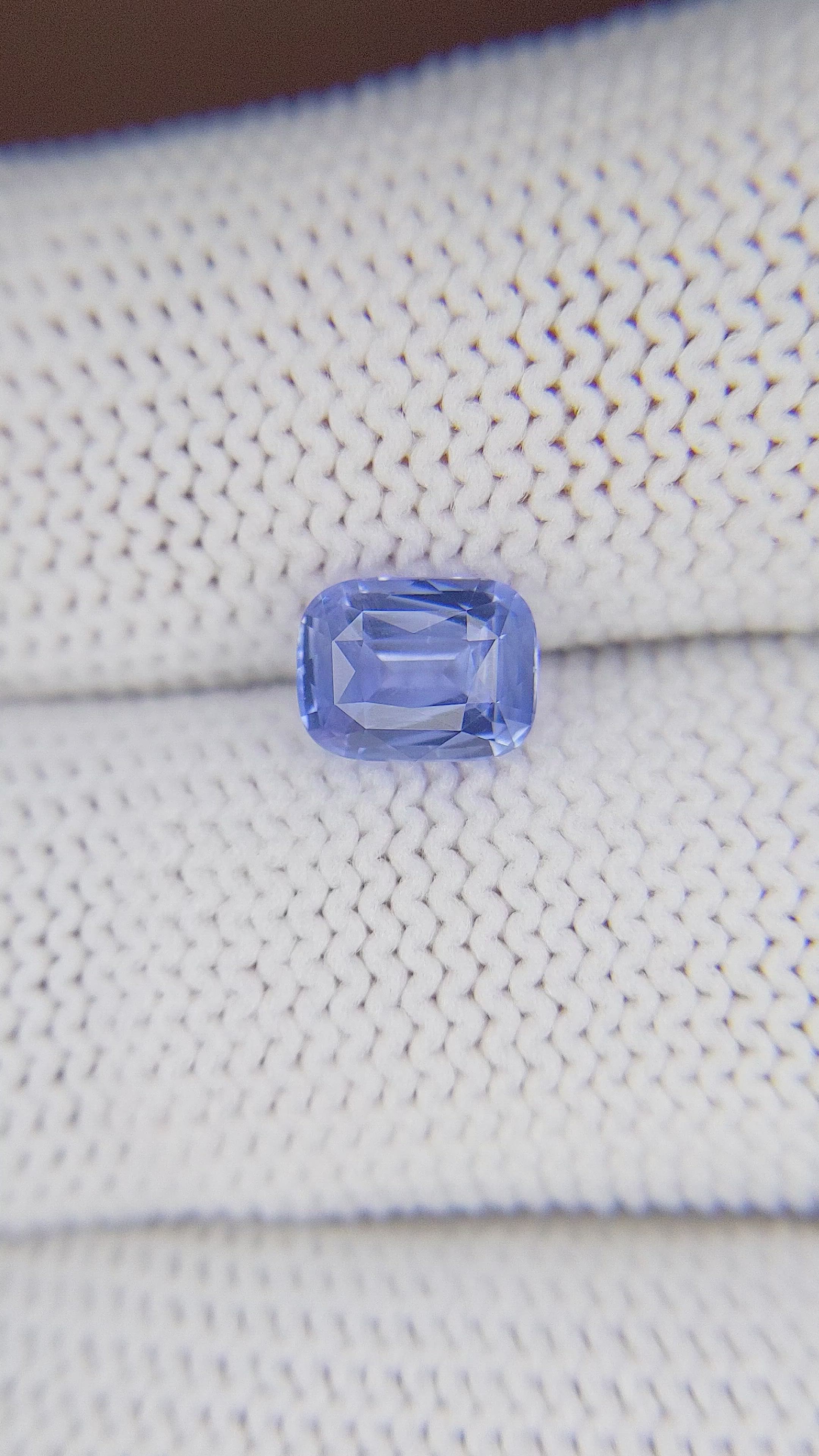 1.58 Ct. Blue Sapphire from Ceylon (Sri Lanka) Size Video