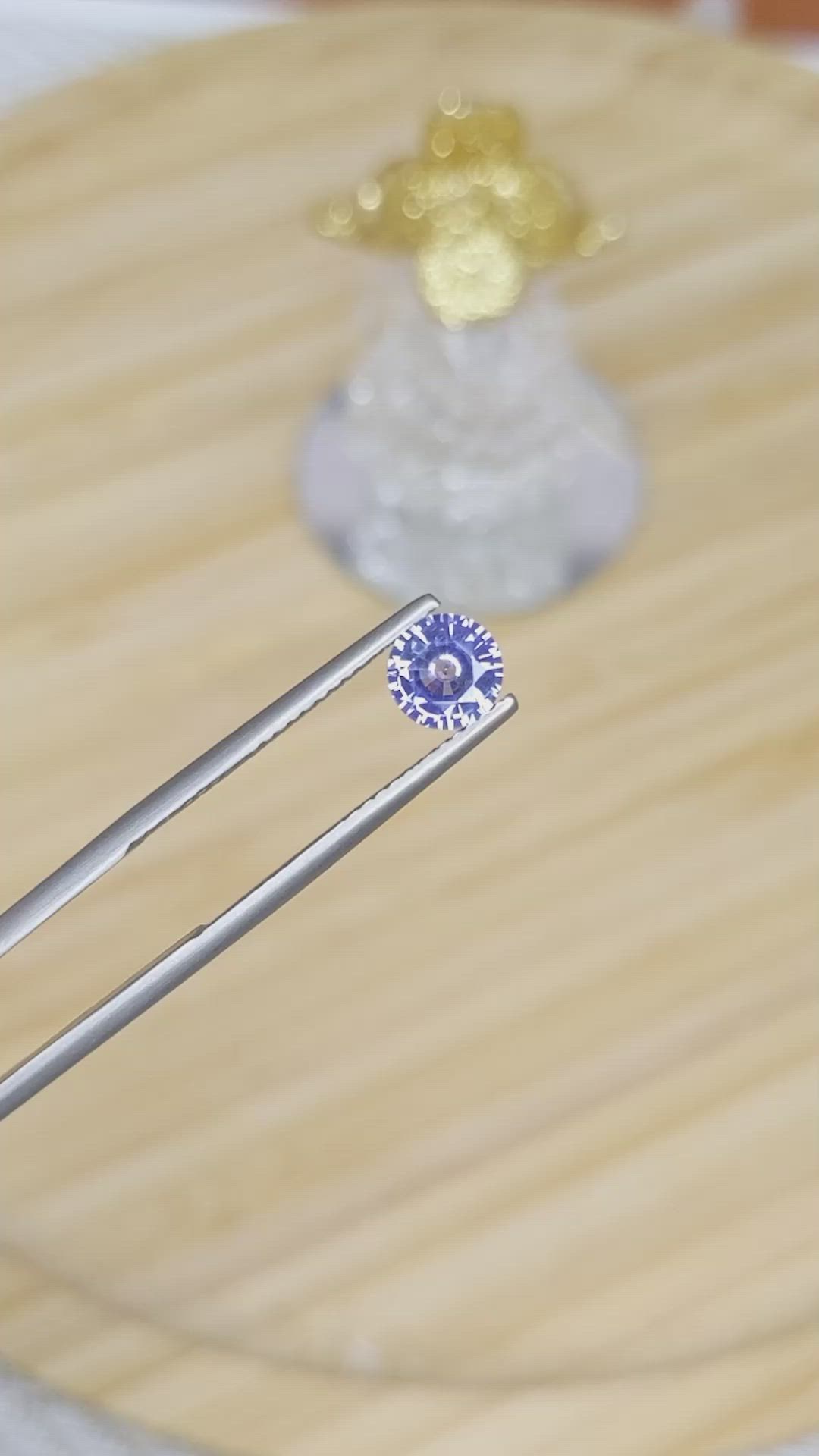 0.89 Ct. Blue Sapphire from Ceylon (Sri Lanka) Size Video