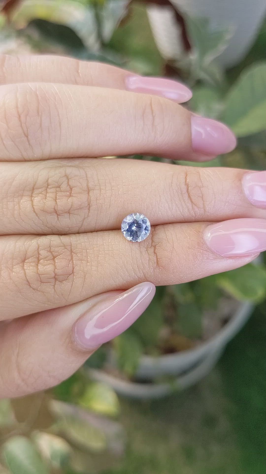 1.03 Ct. Blue Sapphire from Ceylon (Sri Lanka) Size Video