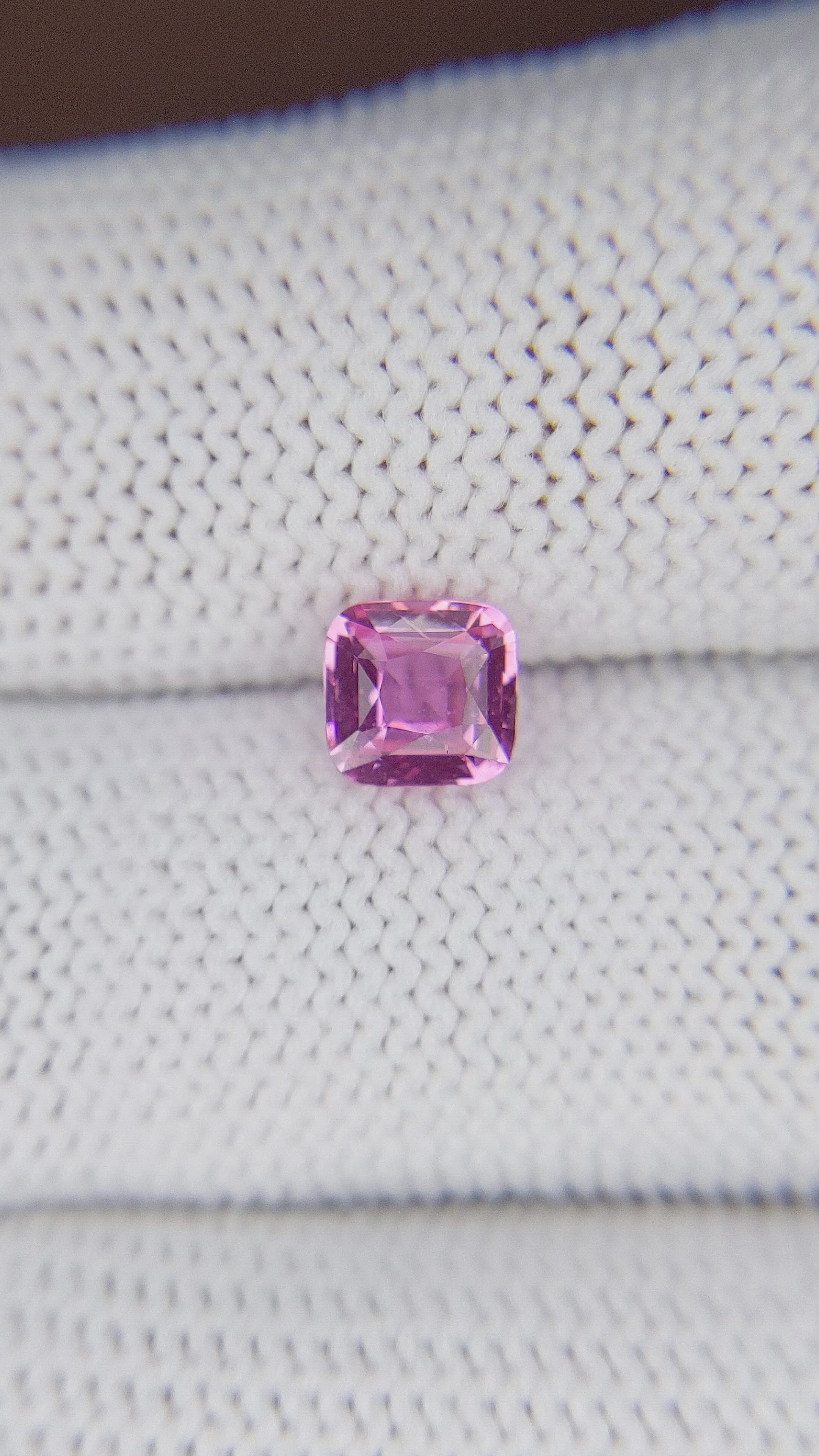 1.10 Ct. Pink Sapphire from Africa Size Video