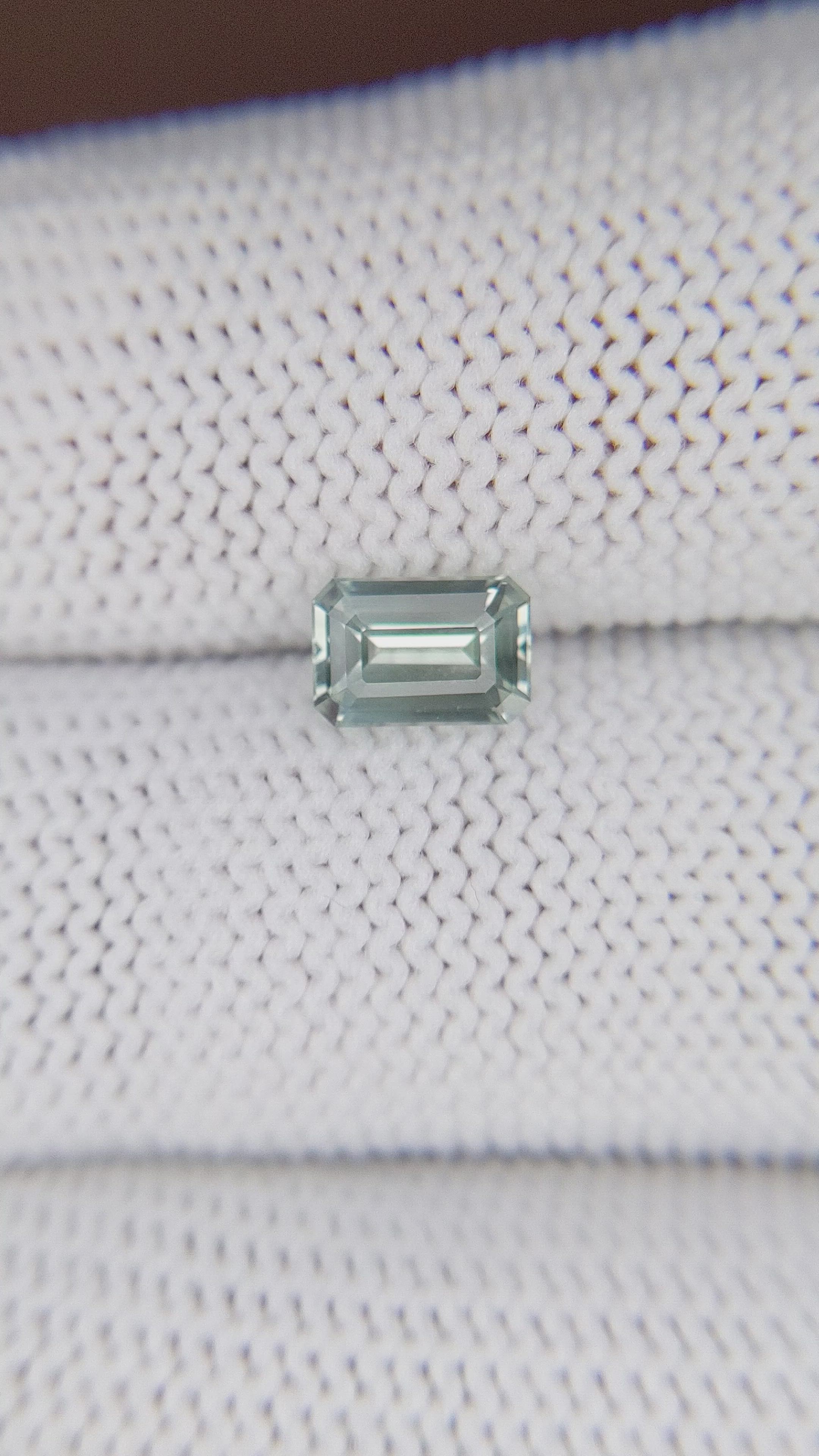 1.10 Ct. Green Sapphire from Africa Size Video