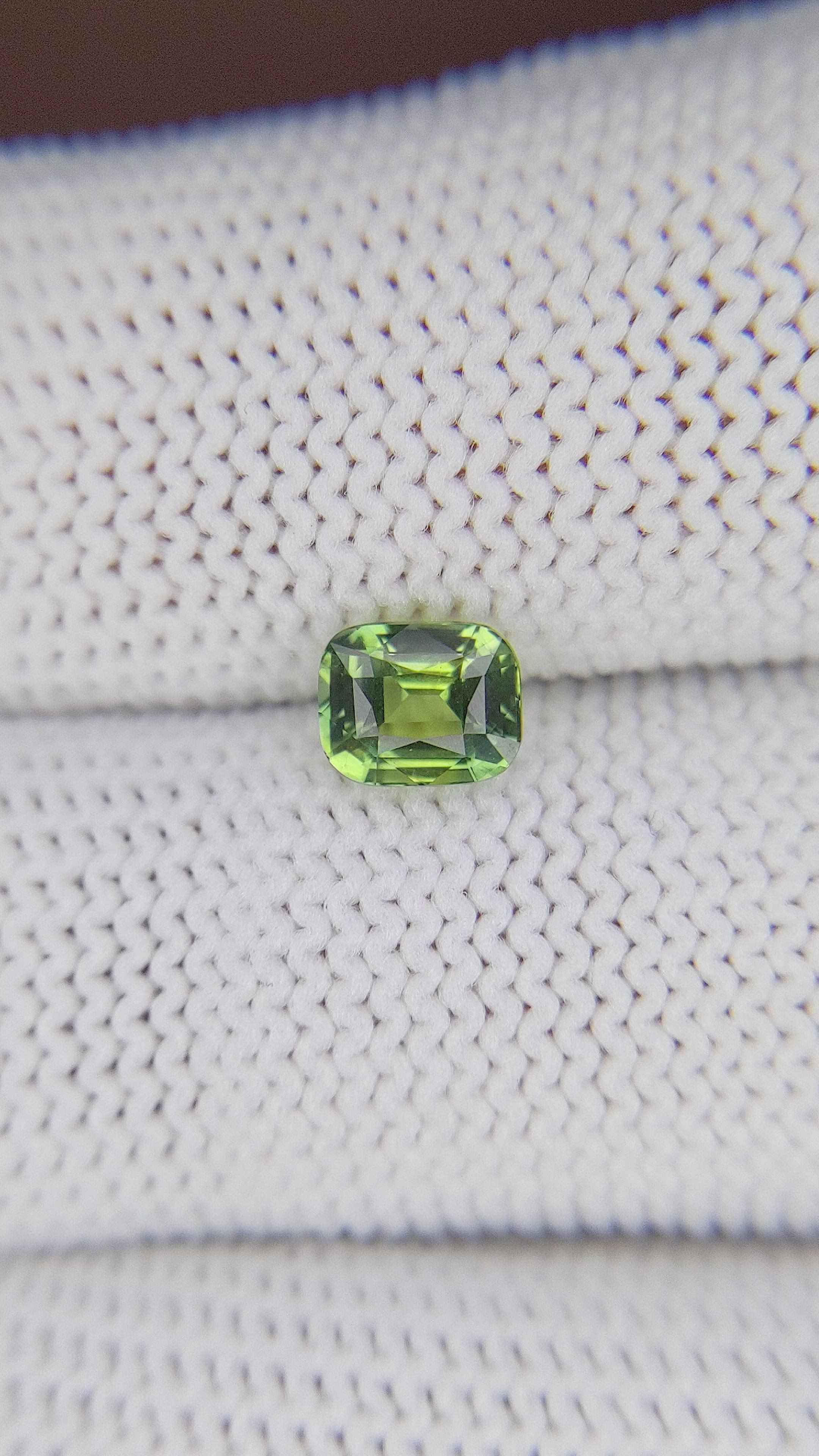 1.04 Ct. Green Sapphire from Africa Size Video
