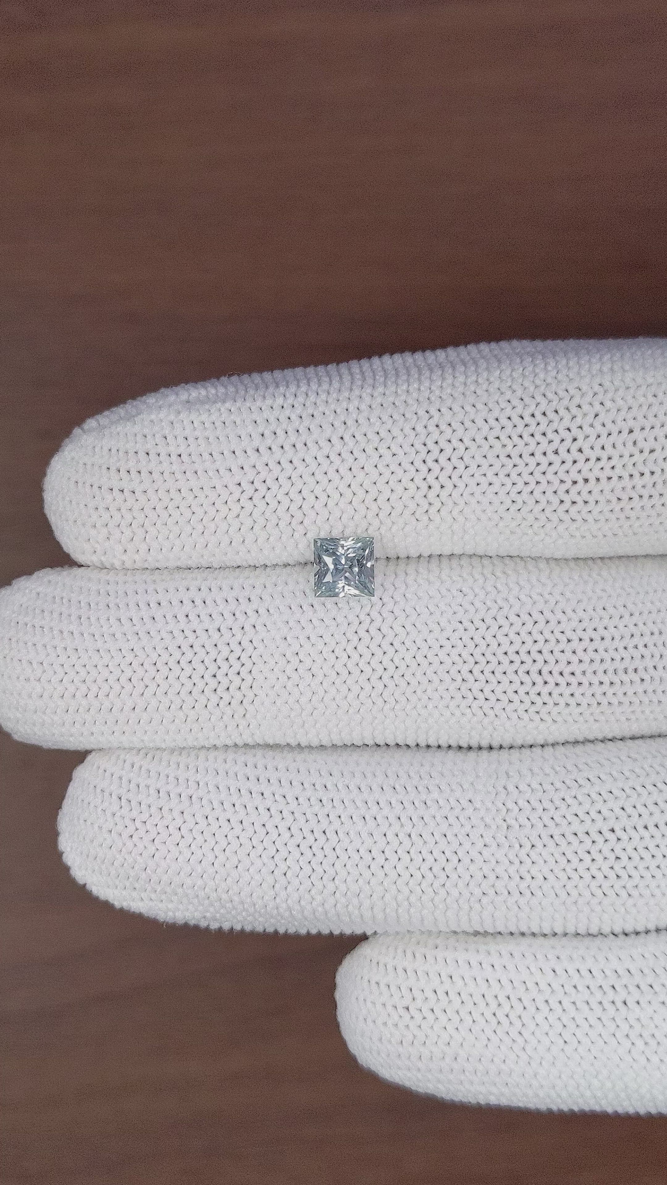 1.02 Ct. Bluish Grey Sapphire from Africa Size Video