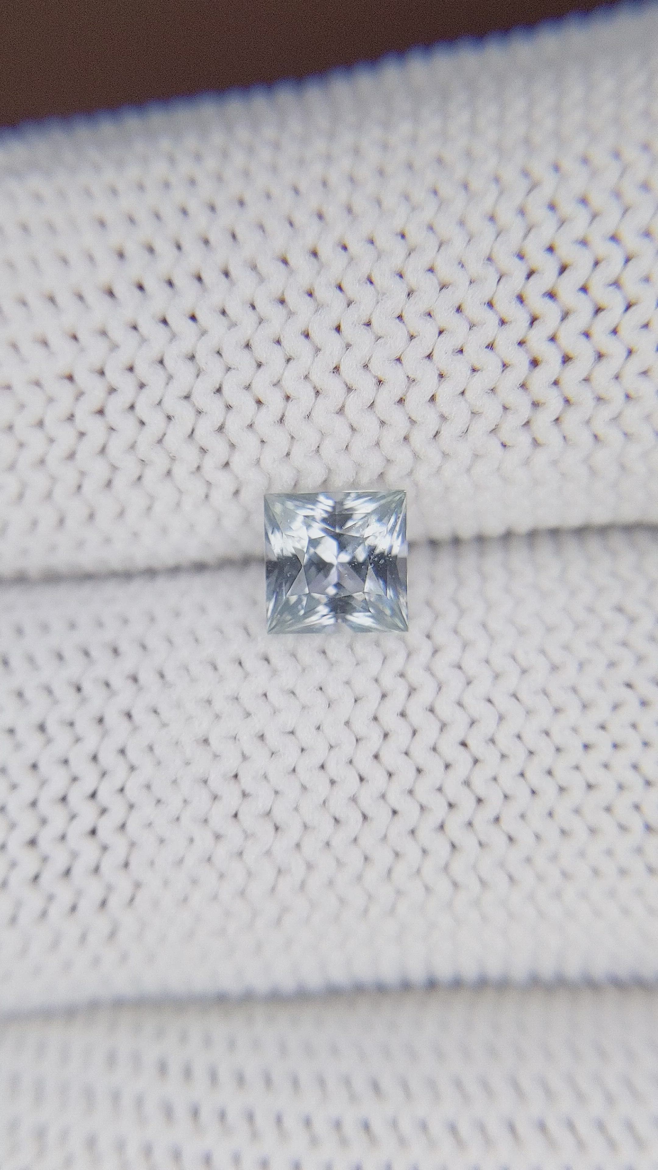 1.02 Ct. Bluish Grey Sapphire from Africa Size Video