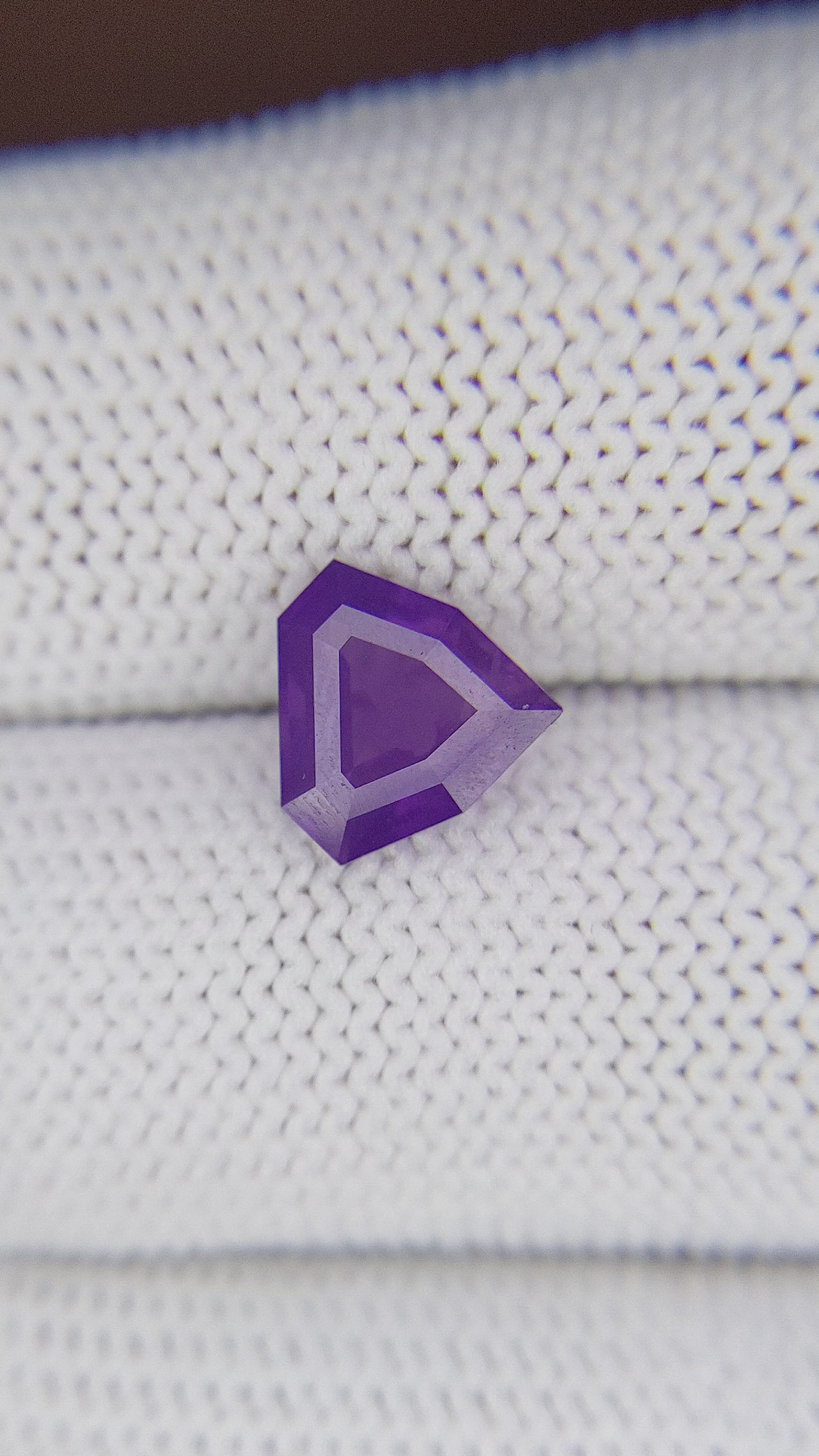 2.11 Ct. Violet Sapphire from Ceylon (Sri Lanka) Size Video