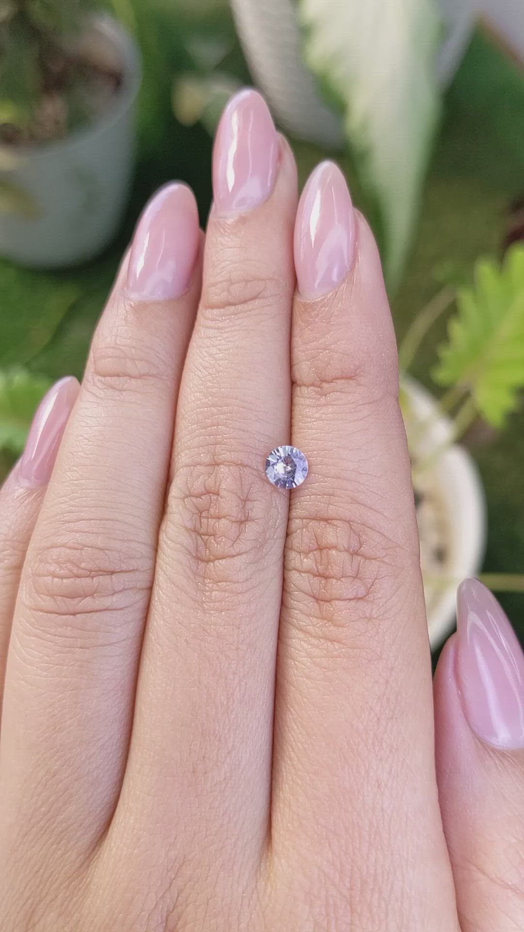 0.50 Ct. Blue Sapphire from Ceylon (Sri Lanka) Size Video