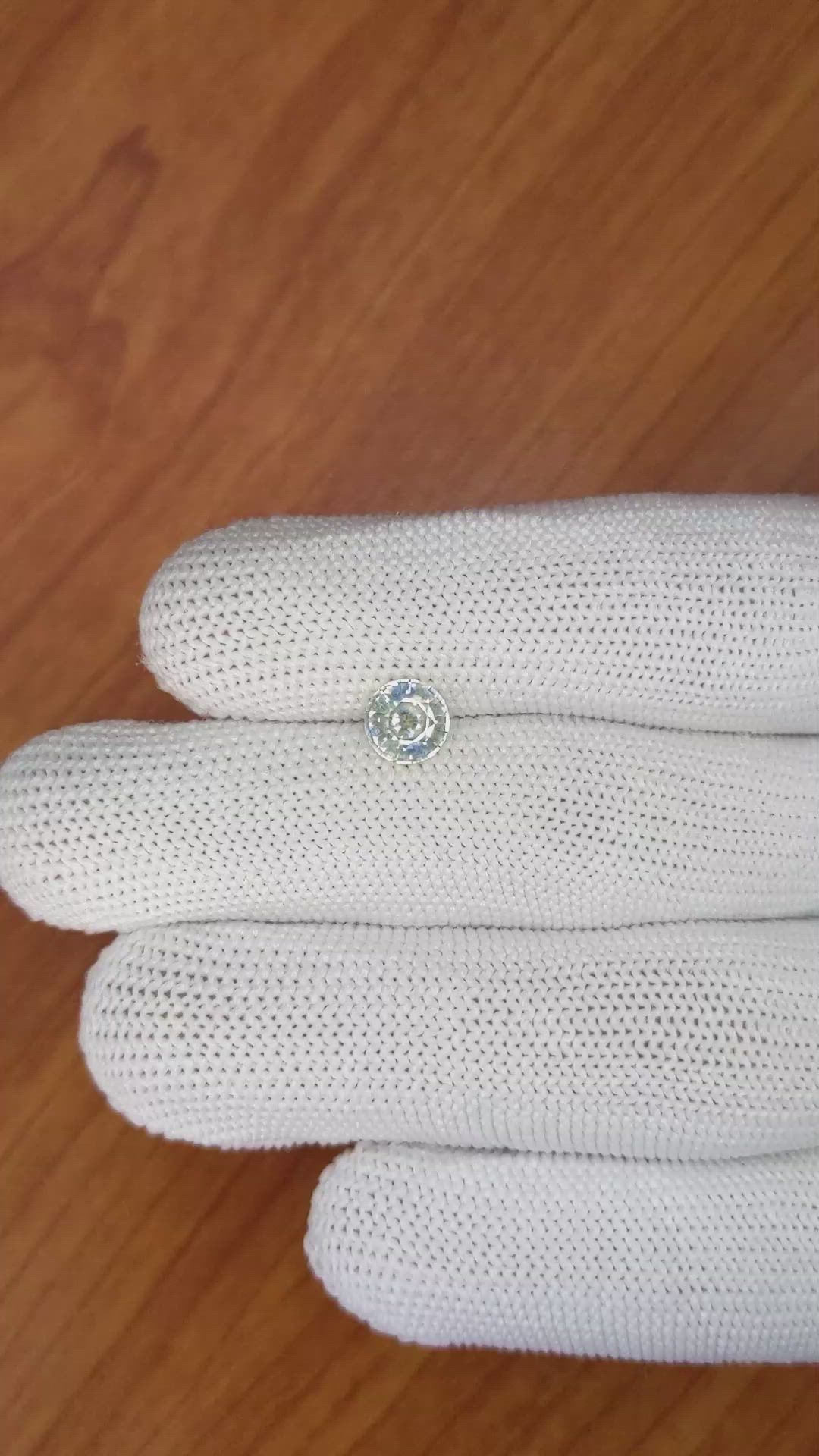 1.14 Ct. Bi Color Sapphire from Ceylon (Sri Lanka) Size Video