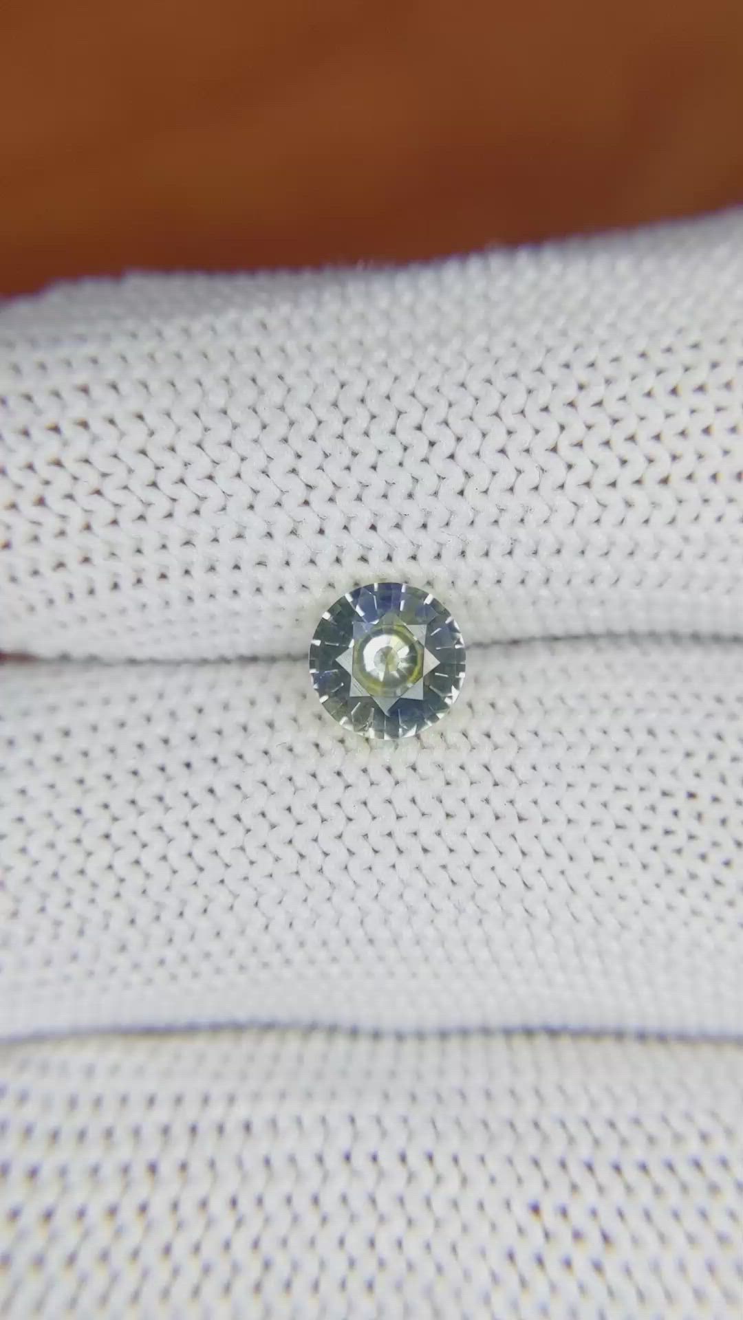 1.14 Ct. Bi Color Sapphire from Ceylon (Sri Lanka) Size Video