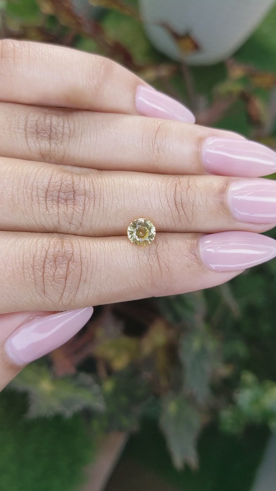1.23 Ct. Yellow Sapphire from Ceylon (Sri Lanka) Size Video