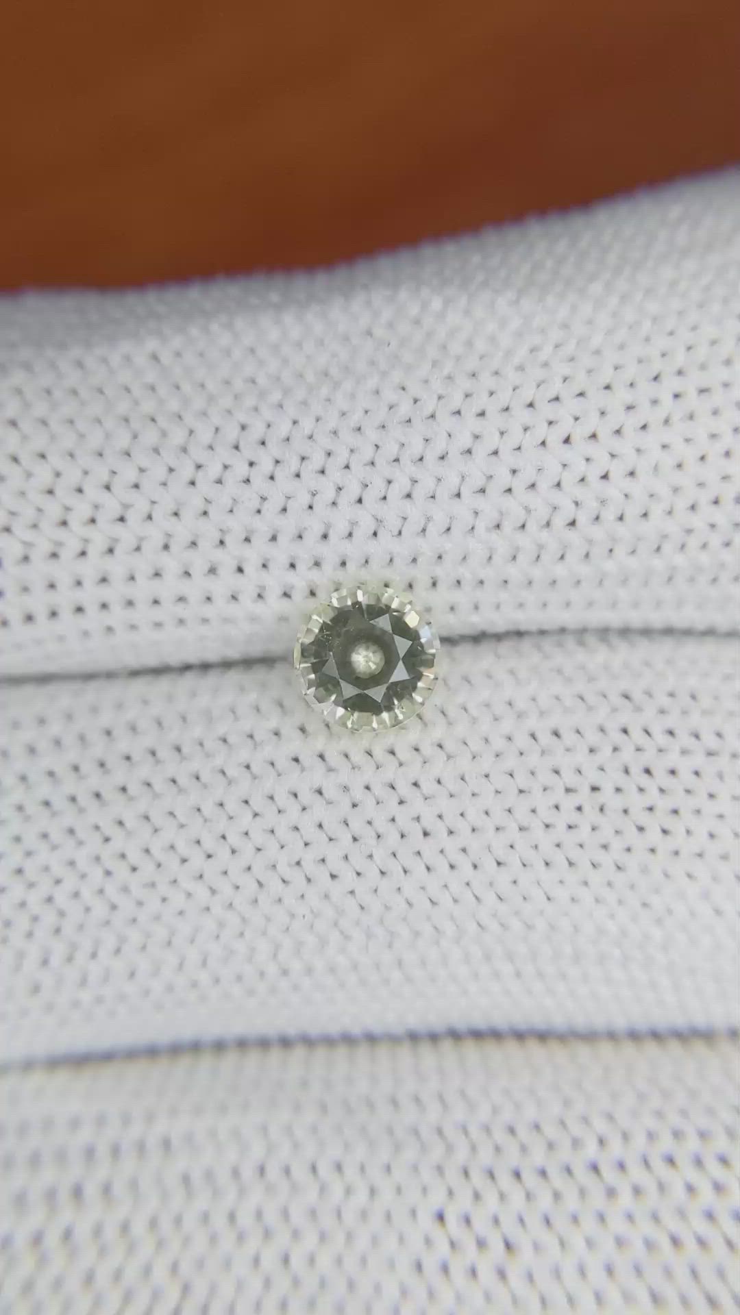 1.10 Ct. Yellow Sapphire from Ceylon (Sri Lanka) Size Video