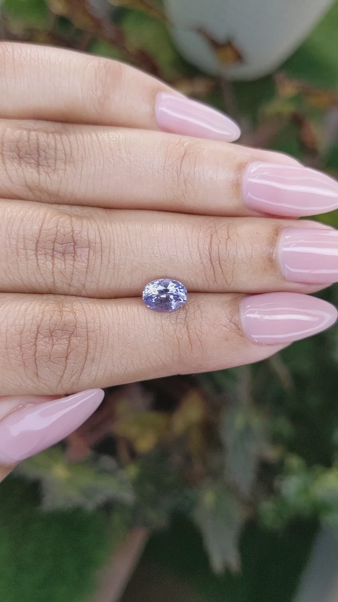 1.36 Ct. Blue Sapphire from Ceylon (Sri Lanka) Size Video