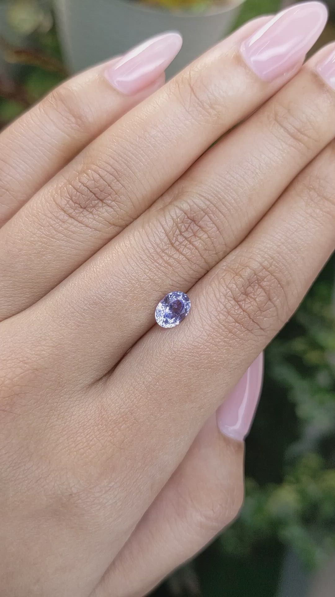 1.16 Ct. Blue Sapphire from Ceylon (Sri Lanka) Size Video