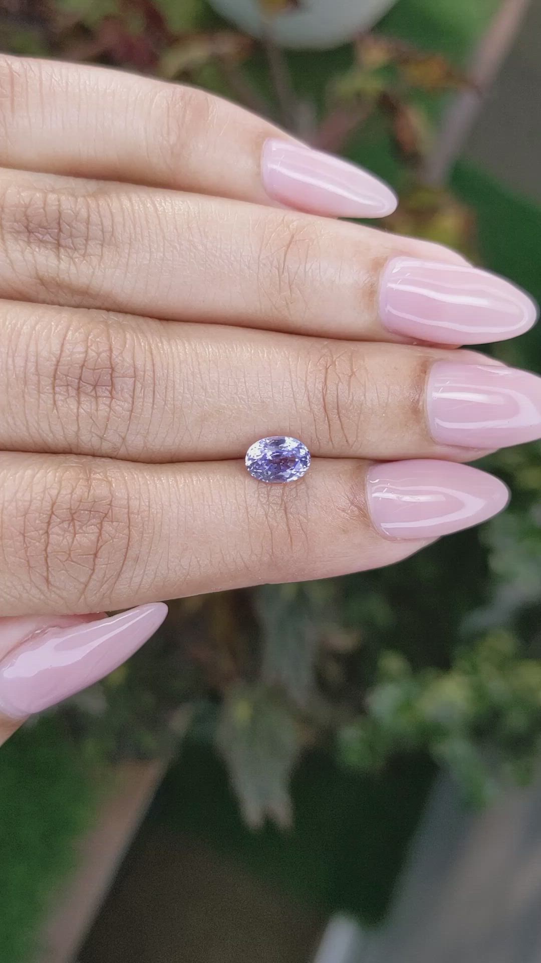 1.16 Ct. Blue Sapphire from Ceylon (Sri Lanka) Size Video