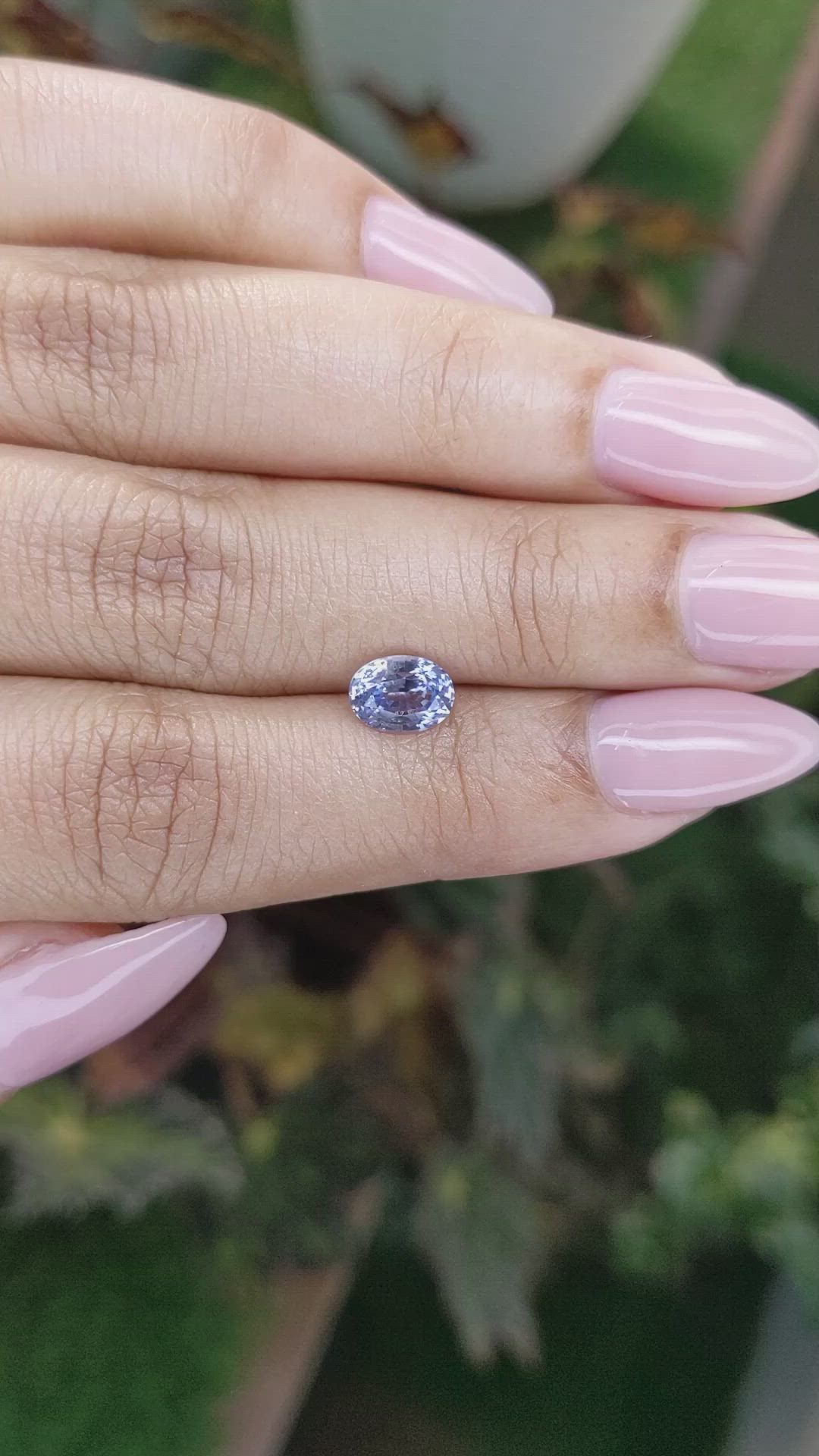 1.35 Ct. Blue Sapphire from Ceylon (Sri Lanka) Size Video