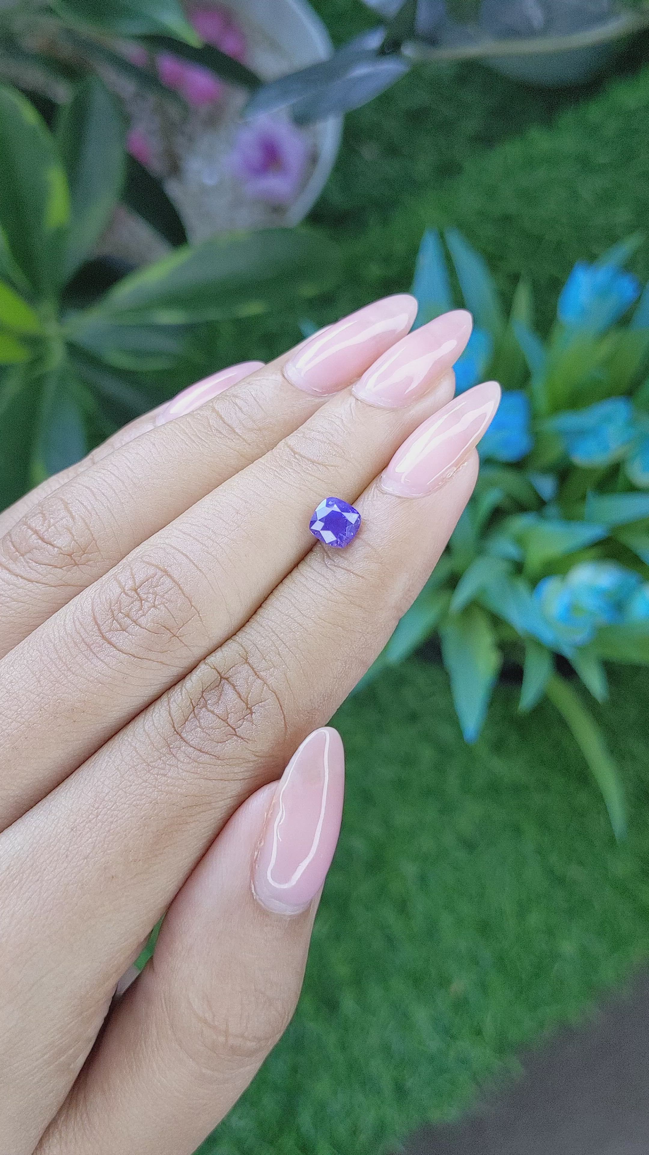 1.17 Ct. Color Change Sapphire from Tanzania Size Video