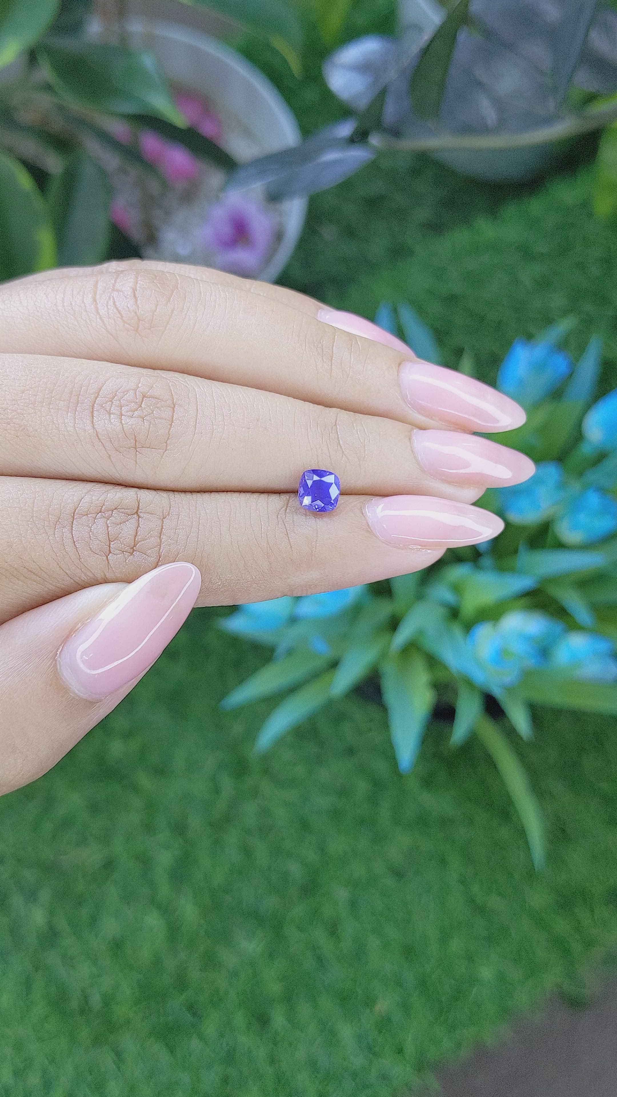 1.17 Ct. Color Change Sapphire from Tanzania Size Video