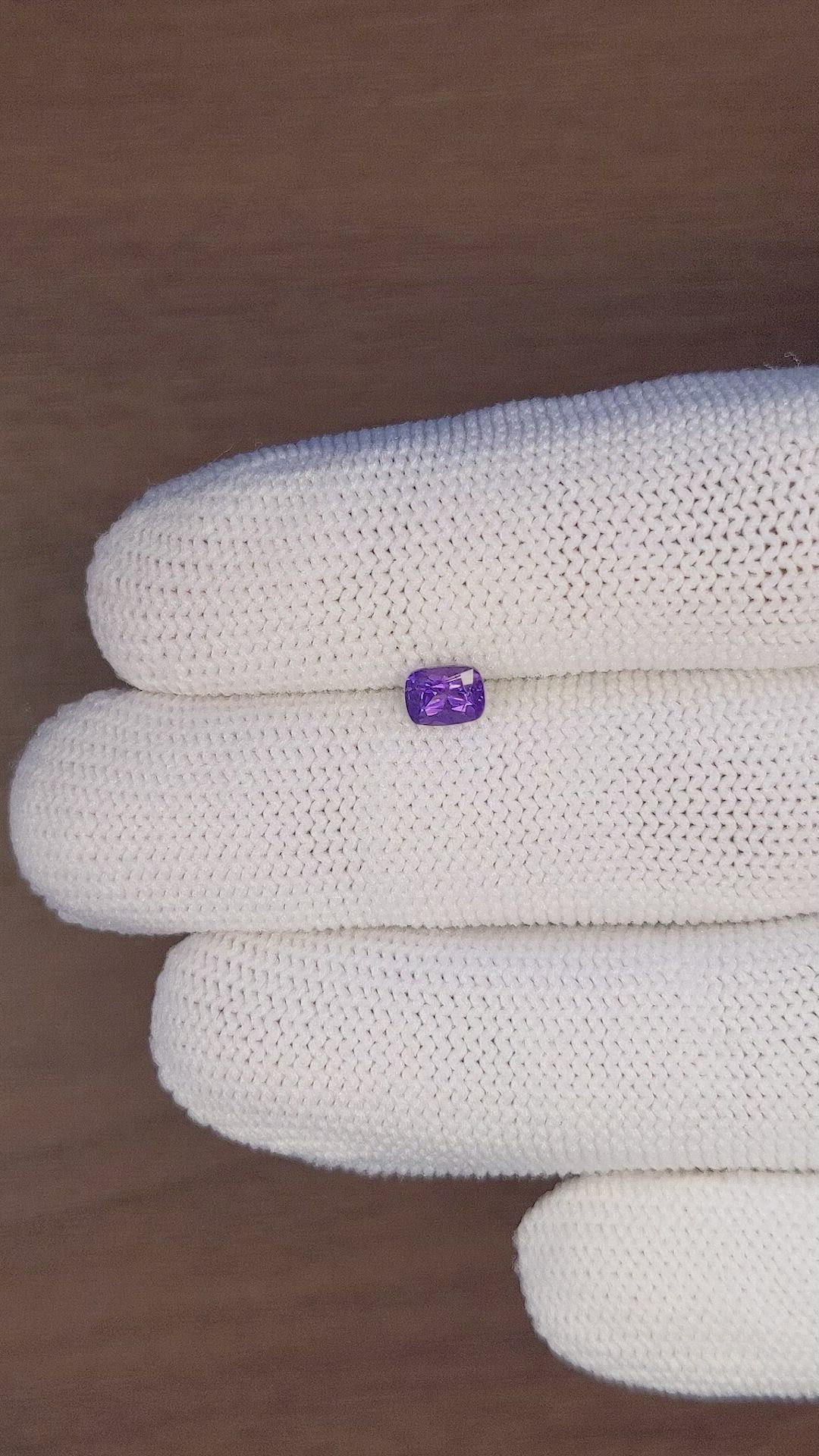 0.65 Ct. Color Change Sapphire from Tanzania Size Video