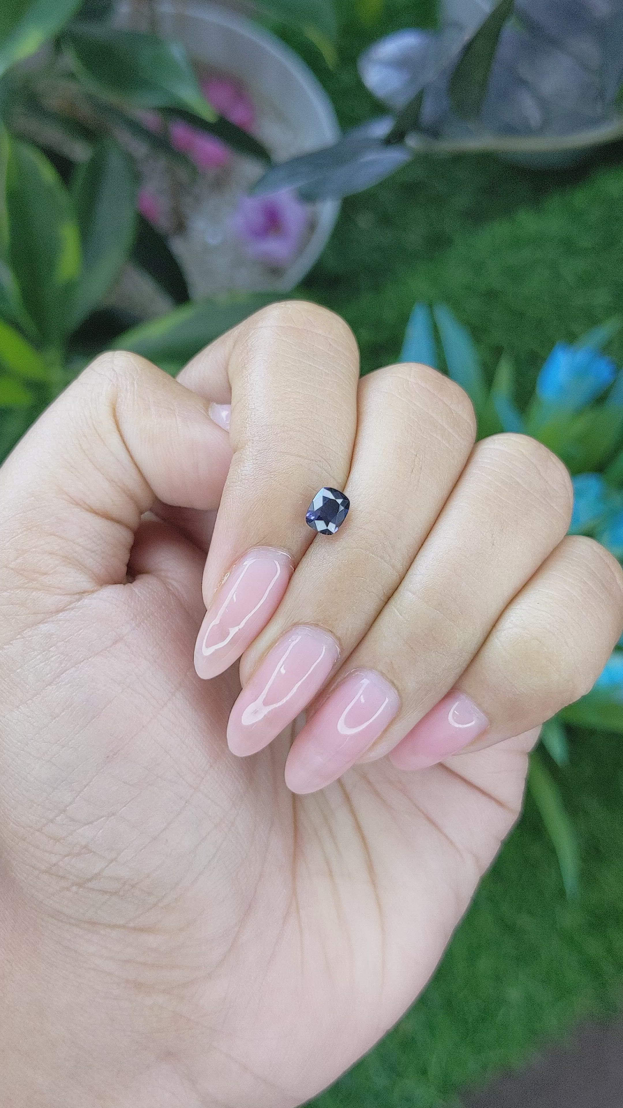 0.95 Ct. Blue Sapphire from Tanzania Size Video