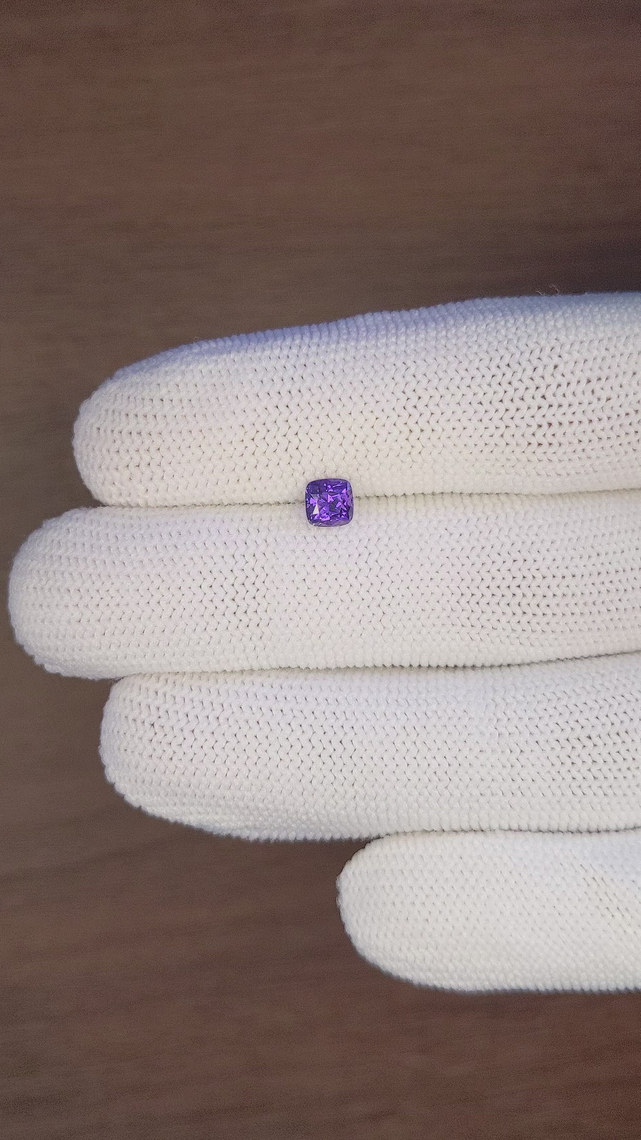 0.76 Ct. Color Change Sapphire from Tanzania Size Video