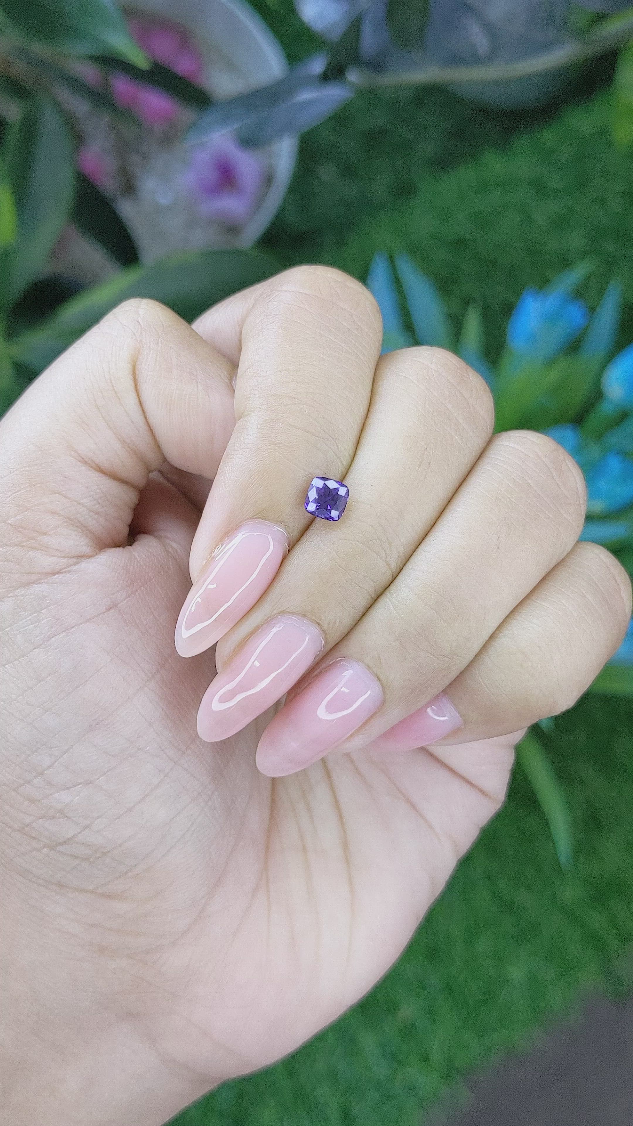 0.76 Ct. Color Change Sapphire from Tanzania Size Video