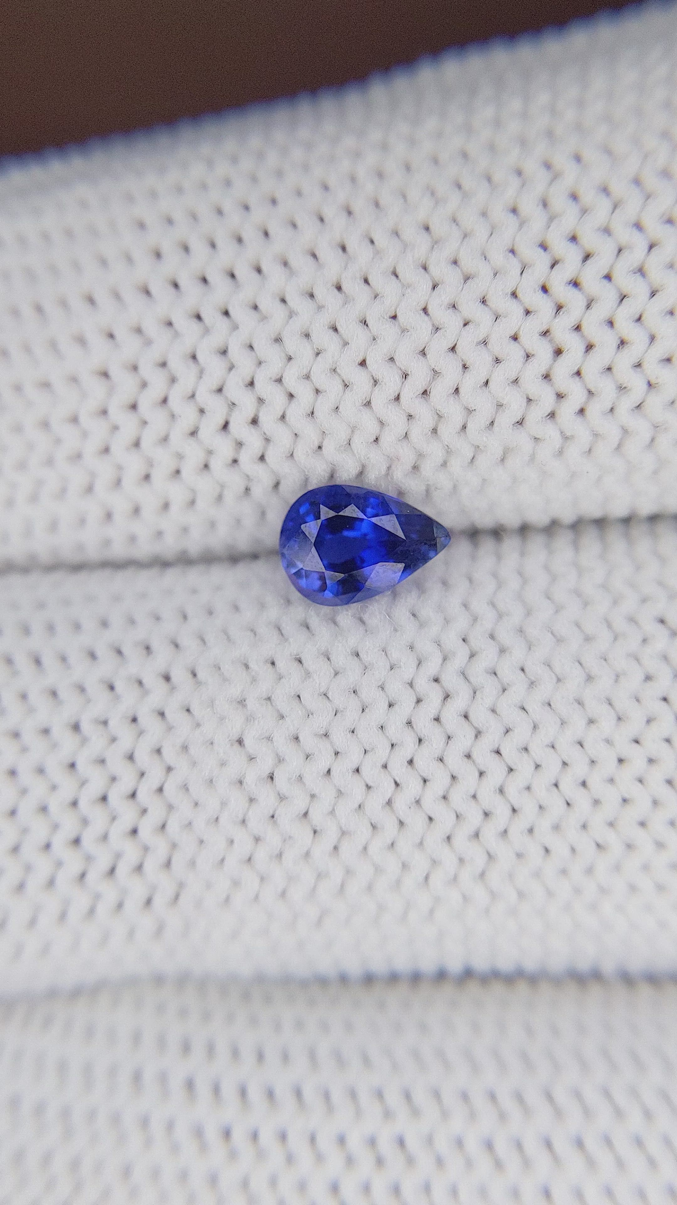 0.72 Ct. Blue Sapphire from Tanzania Size Video