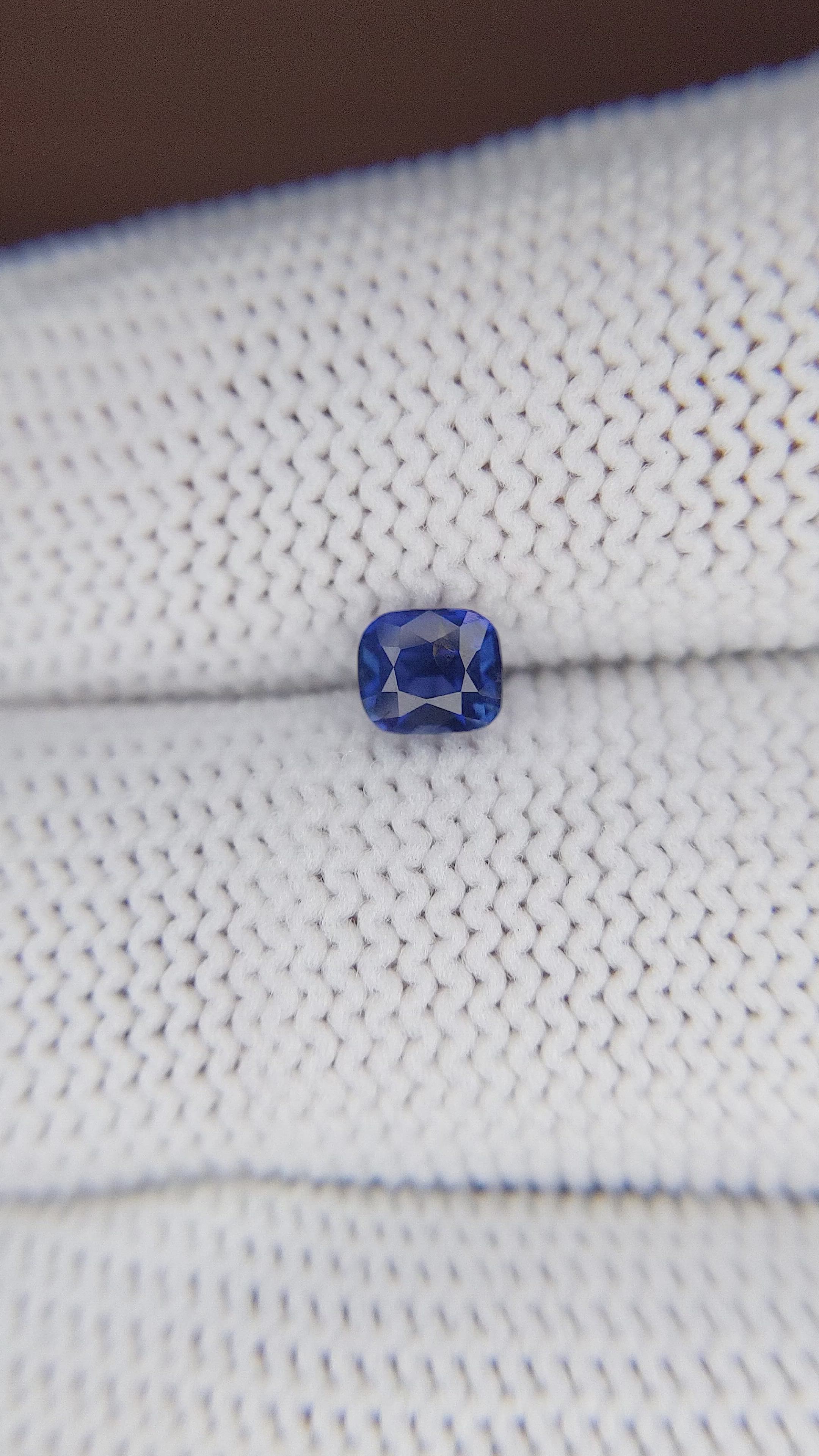0.61 Ct. Blue Sapphire from Tanzania Size Video