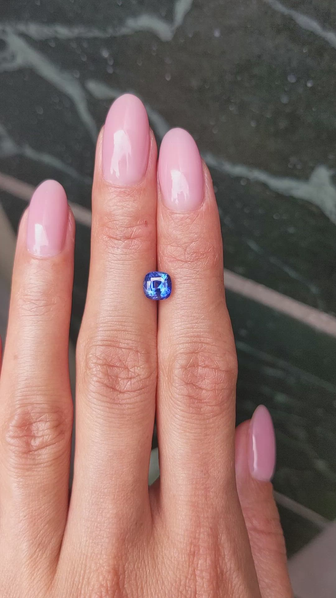 1.49 Ct. Blue Sapphire from Ceylon (Sri Lanka) Size Video