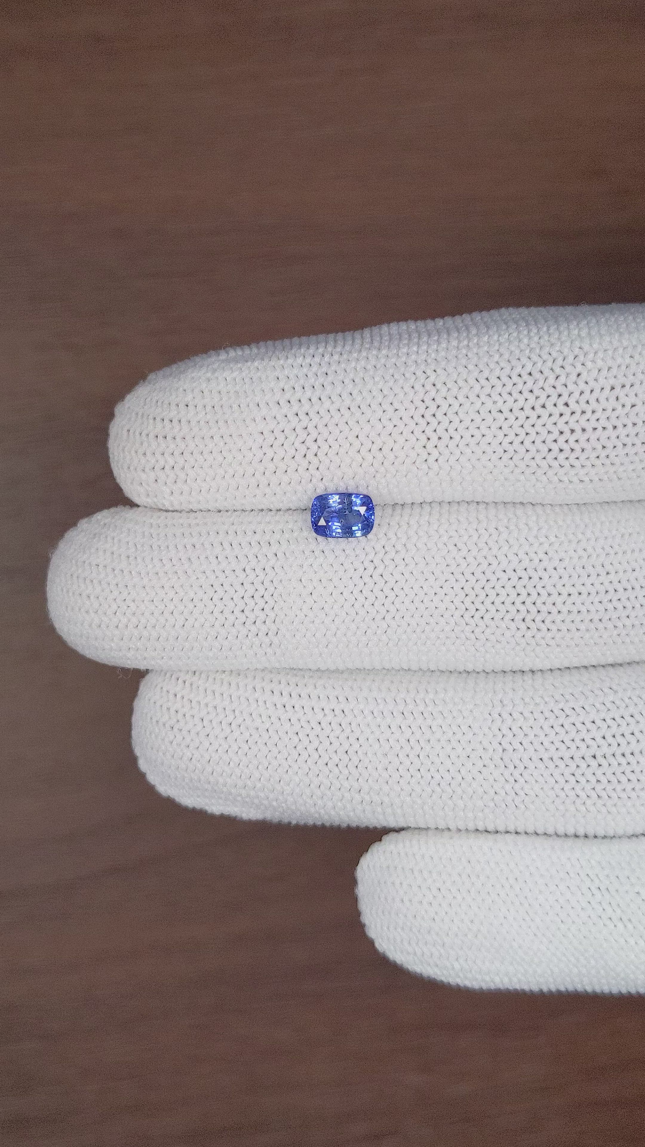 1.06 Ct. Blue Sapphire from Tanzania Size Video
