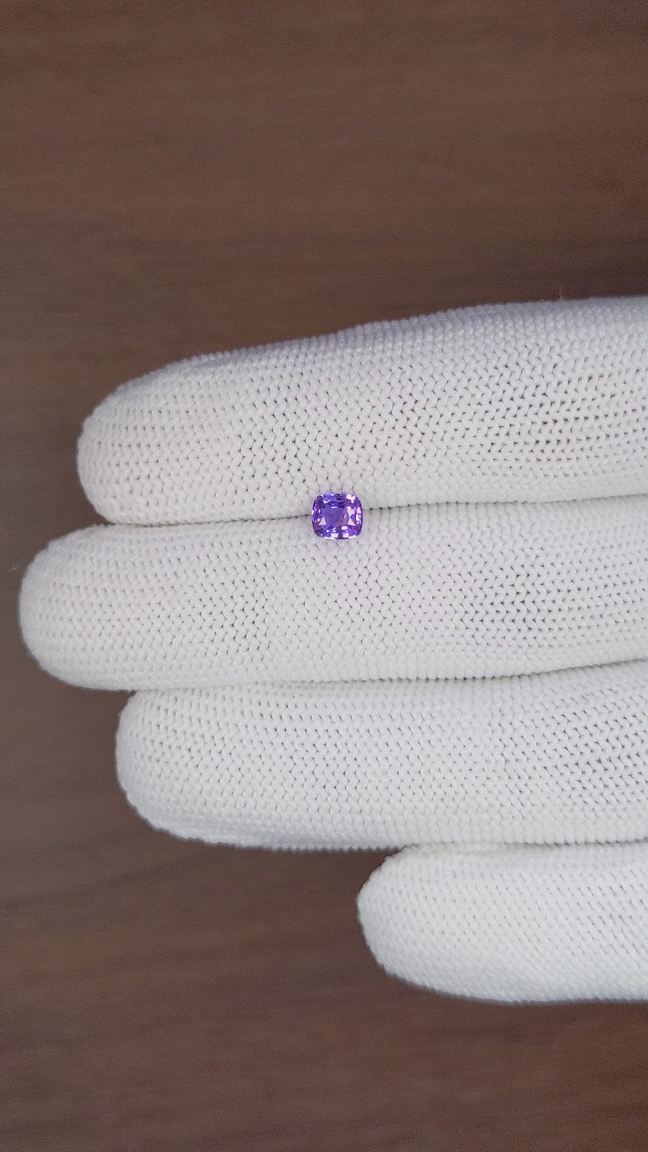 0.61 Ct. Bi Color Sapphire from Tanzania Size Video