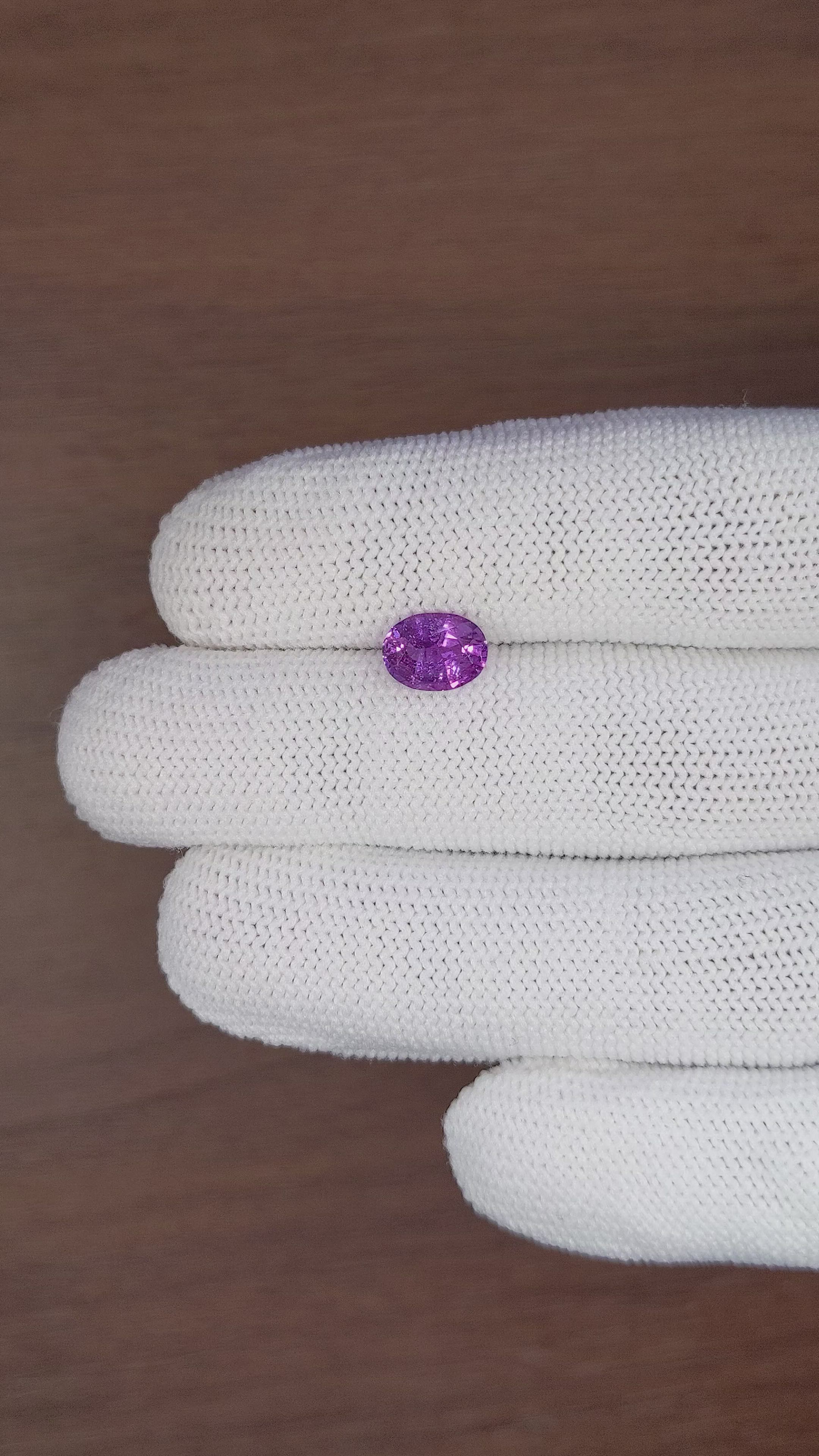 1.78 Ct. Purple Sapphire from Tanzania Size Video