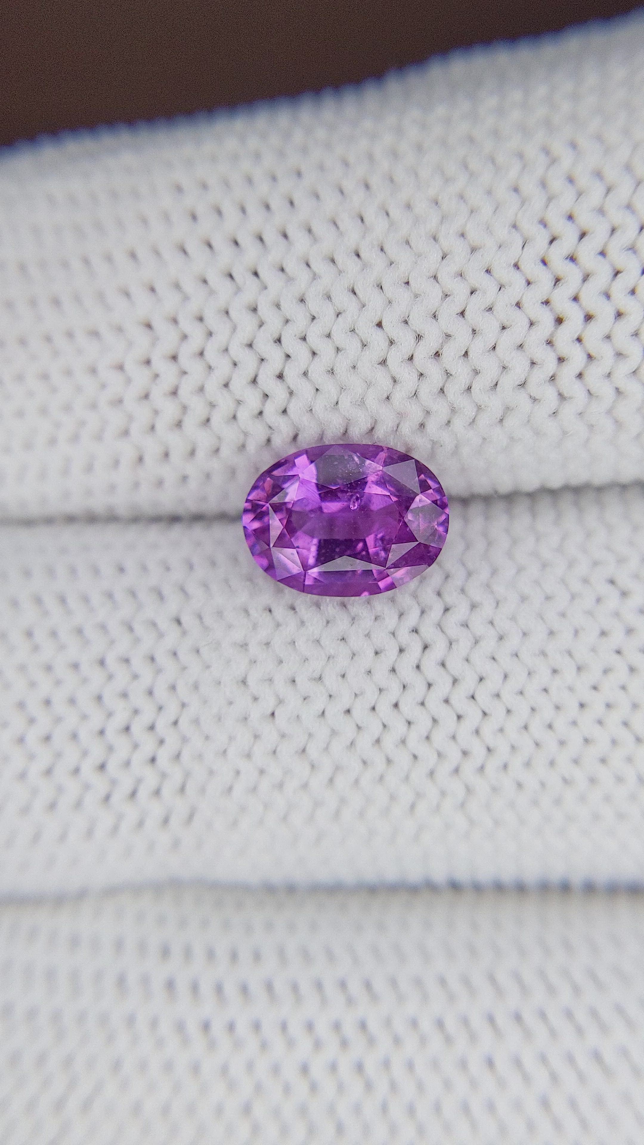 1.78 Ct. Purple Sapphire from Tanzania Size Video