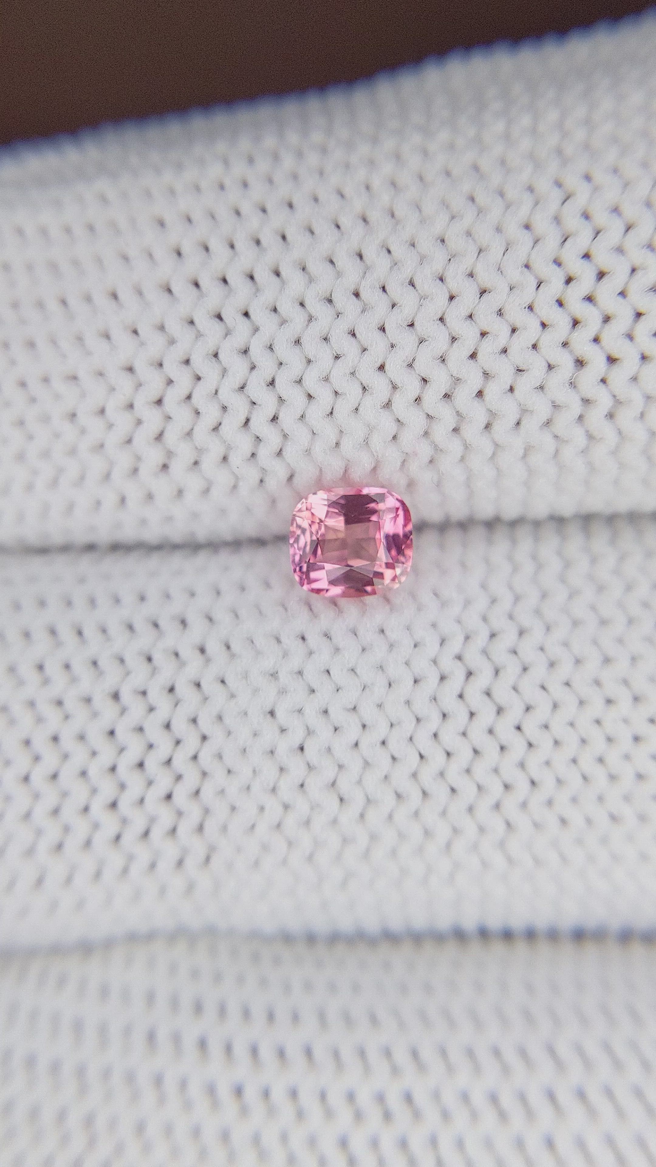 0.58 Ct. Padparadscha Sapphire from Tanzania Size Video