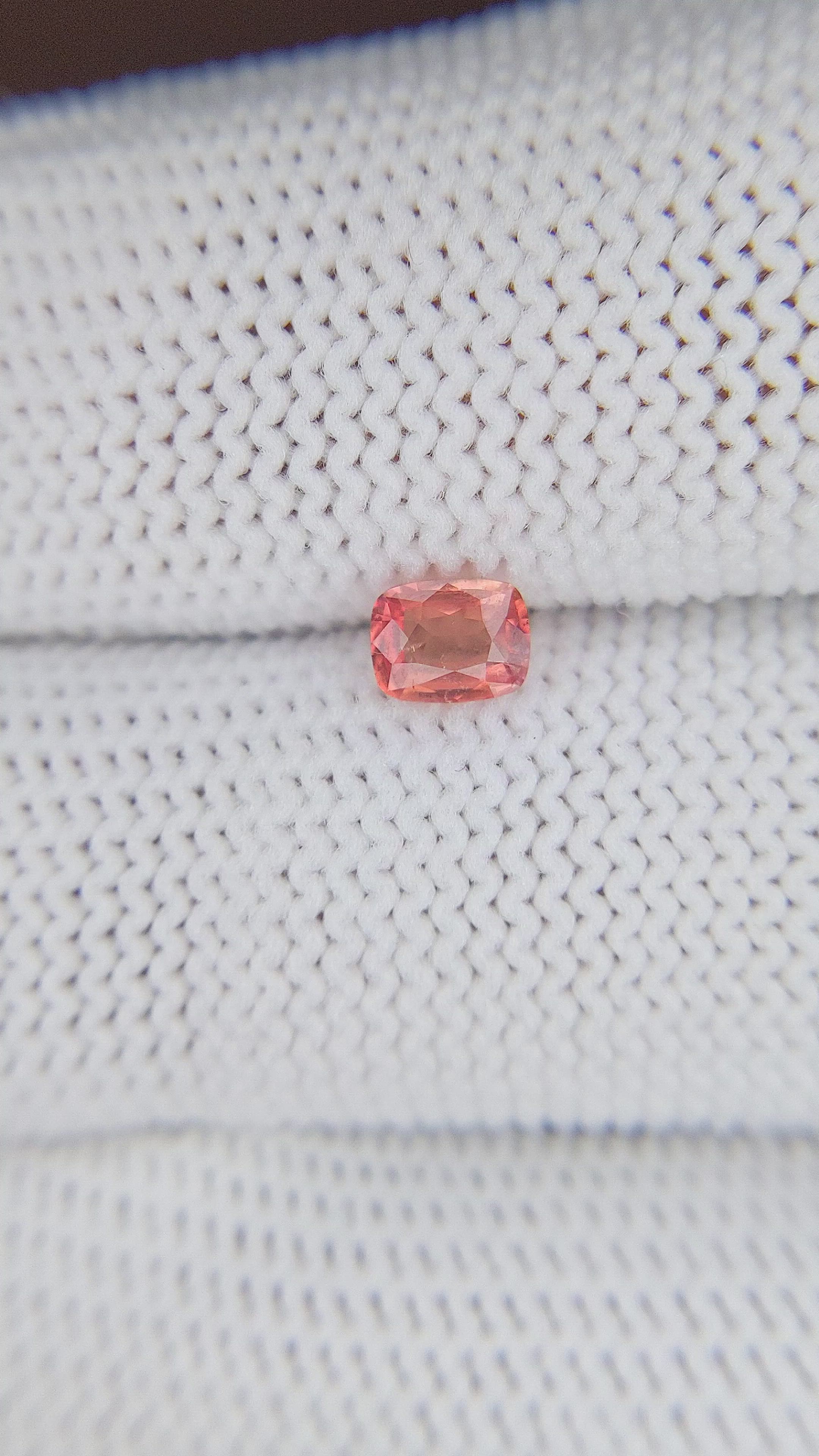 0.43 Ct. Padparadscha Sapphire from Tanzania Size Video