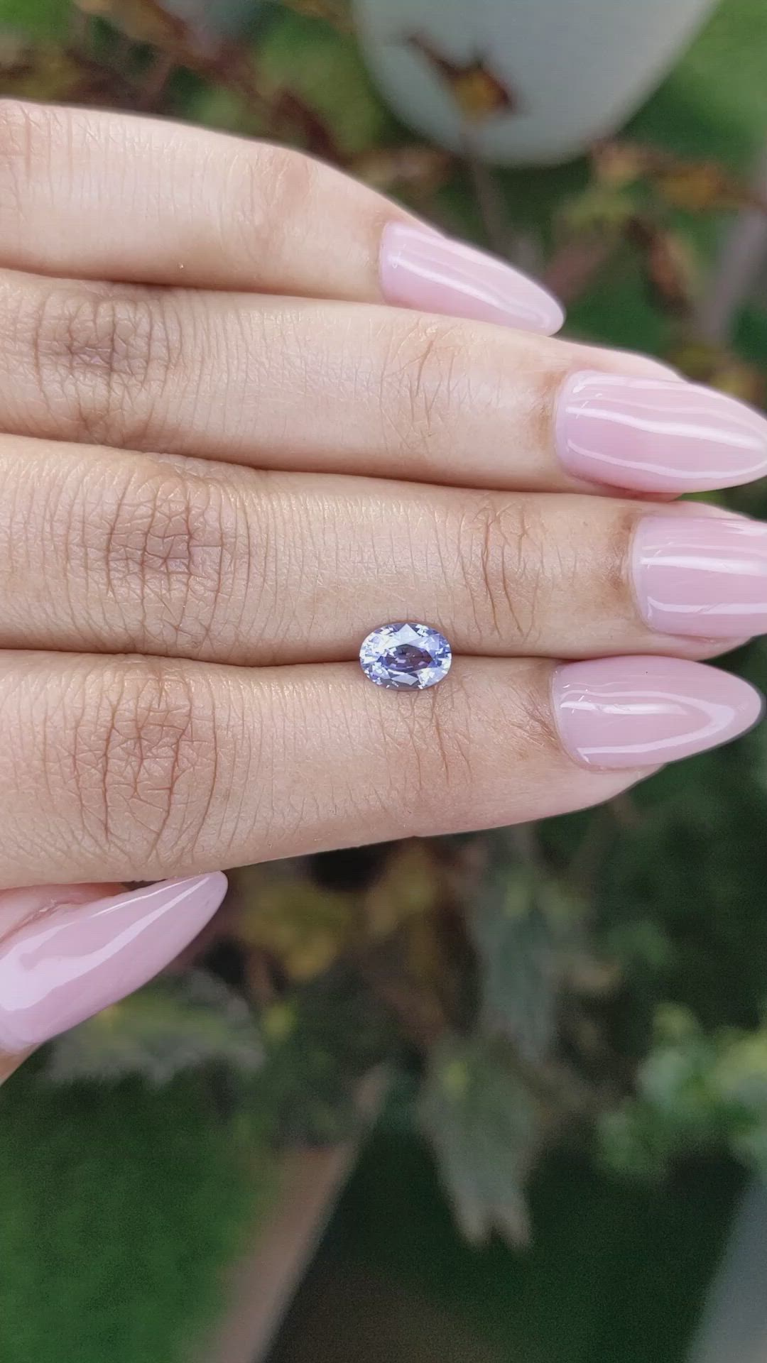 0.92 Ct. Blue Sapphire from Ceylon (Sri Lanka) Size Video