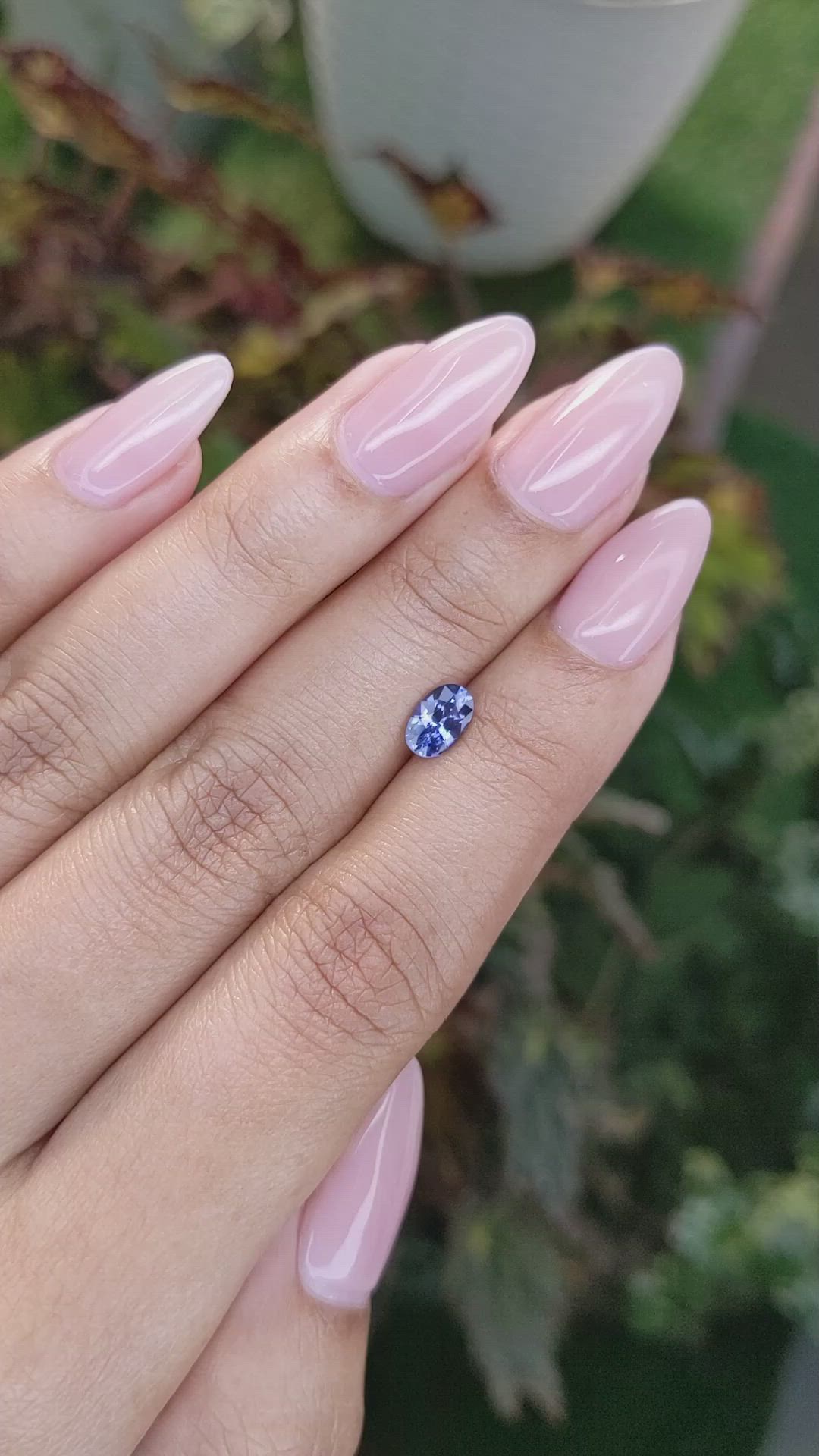 0.75 Ct. Blue Sapphire from Ceylon (Sri Lanka) Size Video