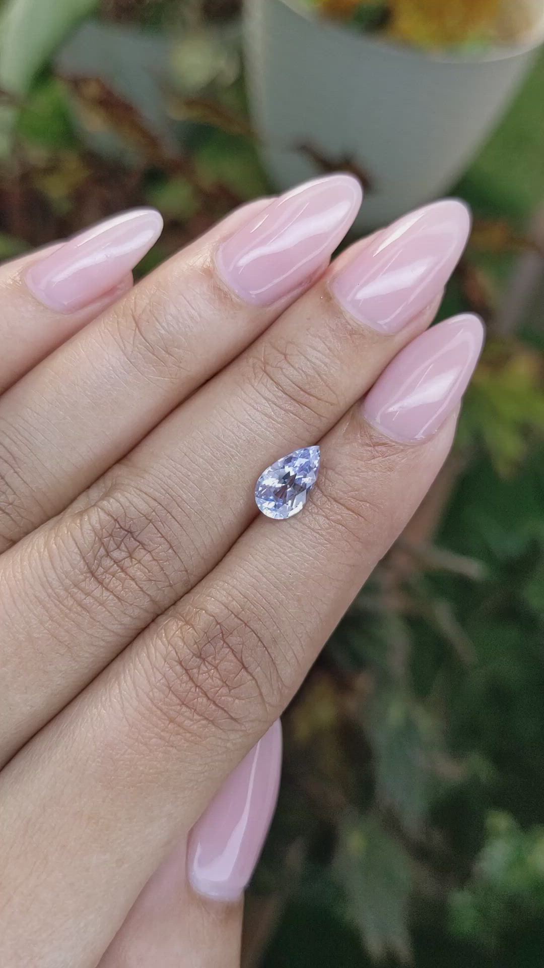 1.62 Ct. Blue Sapphire from Ceylon (Sri Lanka) Size Video