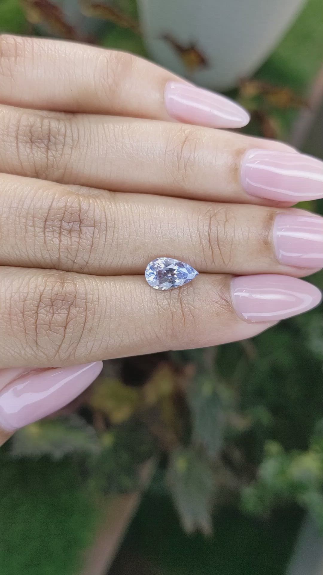 1.62 Ct. Blue Sapphire from Ceylon (Sri Lanka) Size Video