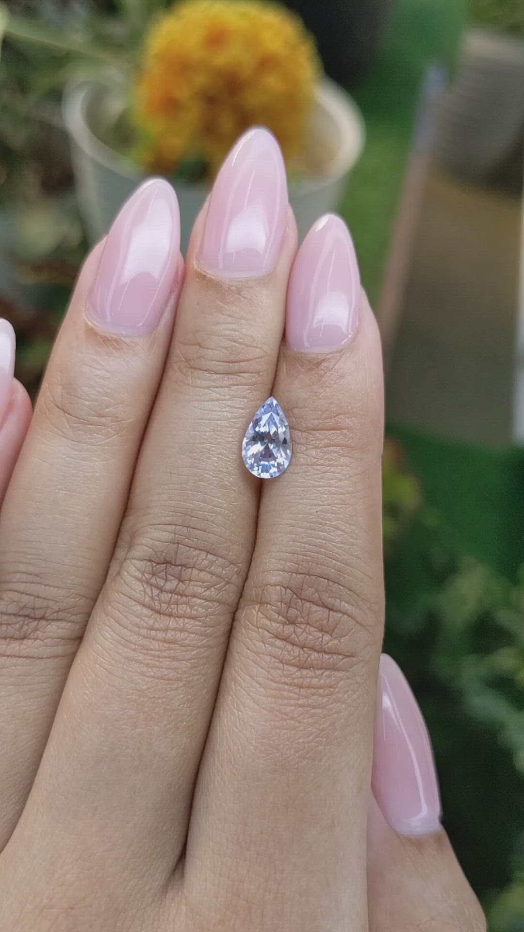 1.62 Ct. Blue Sapphire from Ceylon (Sri Lanka) Size Video