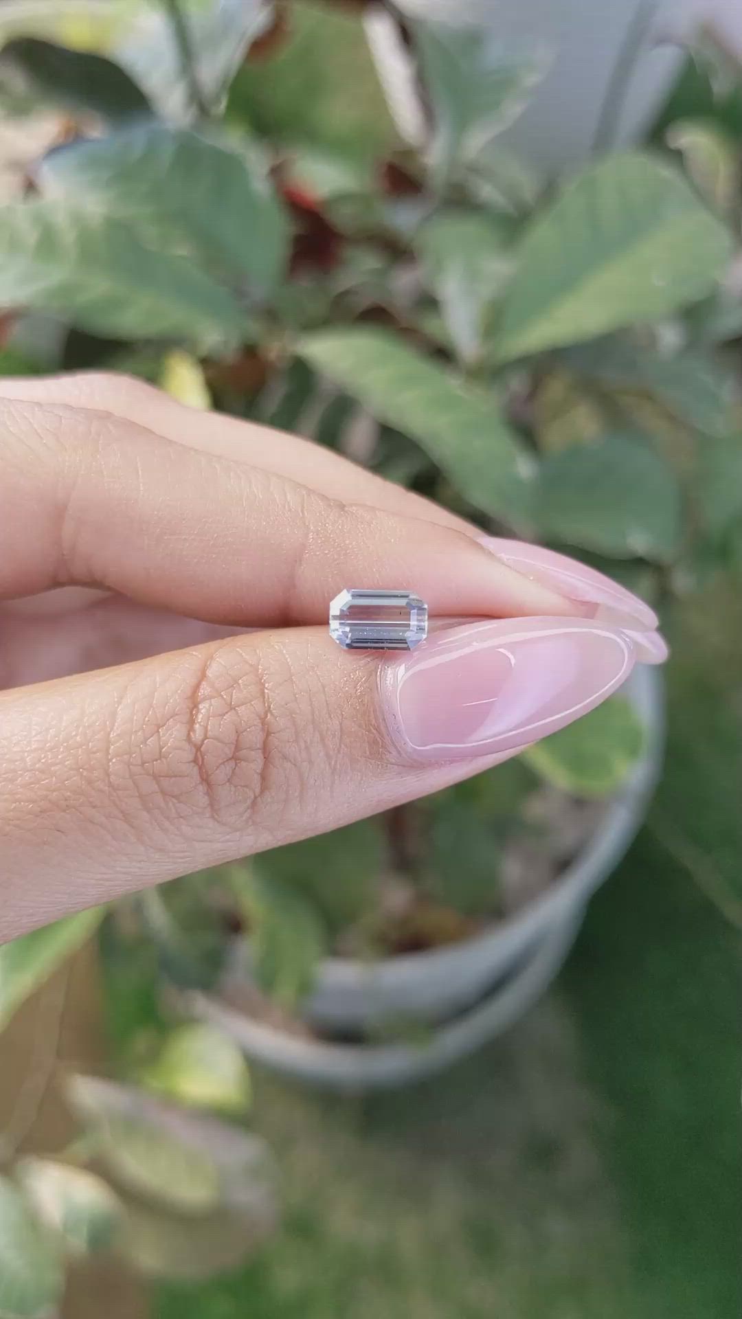 1.22 Ct. Blue Sapphire from Ceylon (Sri Lanka) Size Video