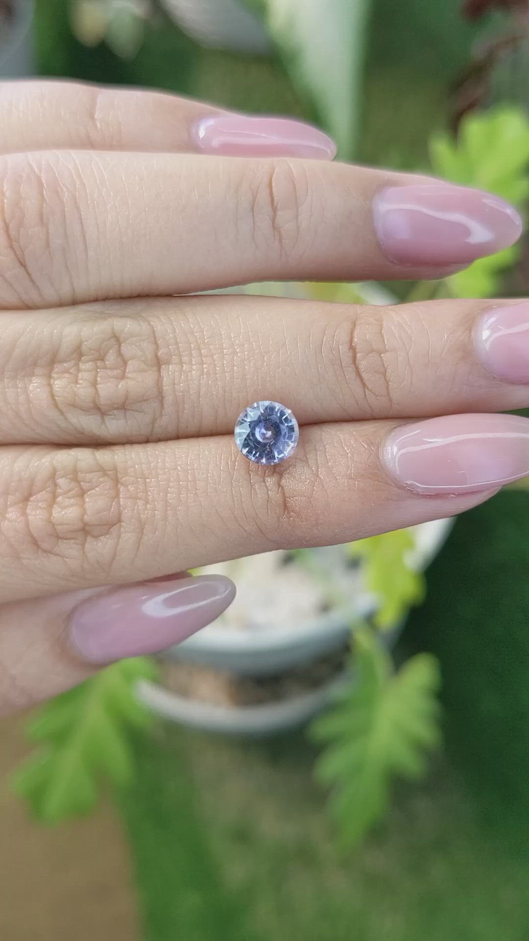 1.30 Ct. Blue Sapphire from Ceylon (Sri Lanka) Size Video
