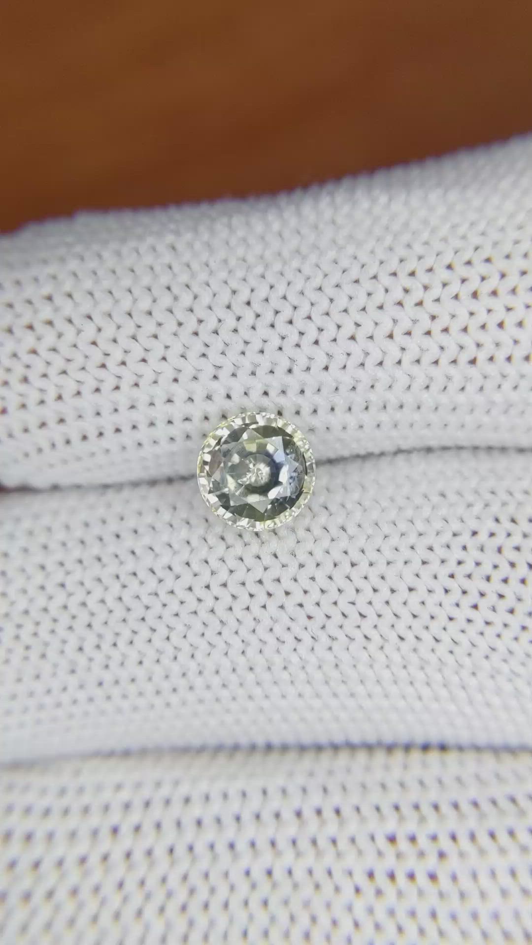 1.68 Ct. Yellow Sapphire from Ceylon (Sri Lanka) Size Video