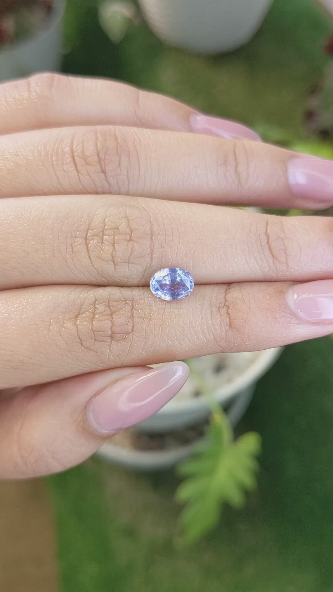 1.47 Ct. Blue Sapphire from Ceylon (Sri Lanka) Size Video