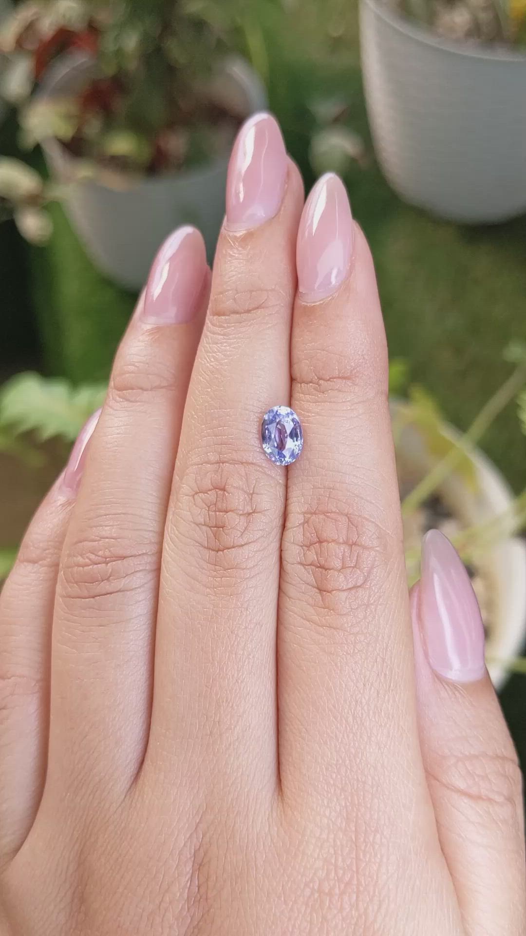 1.45 Ct. Blue Sapphire from Ceylon (Sri Lanka) Size Video