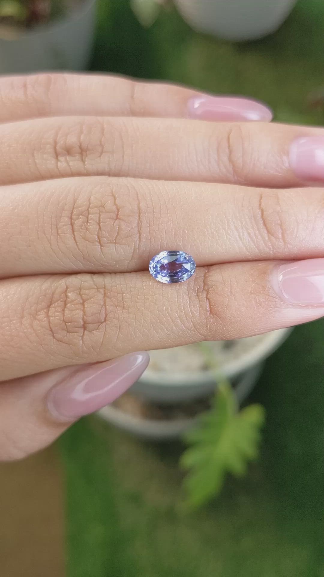 1.45 Ct. Blue Sapphire from Ceylon (Sri Lanka) Size Video