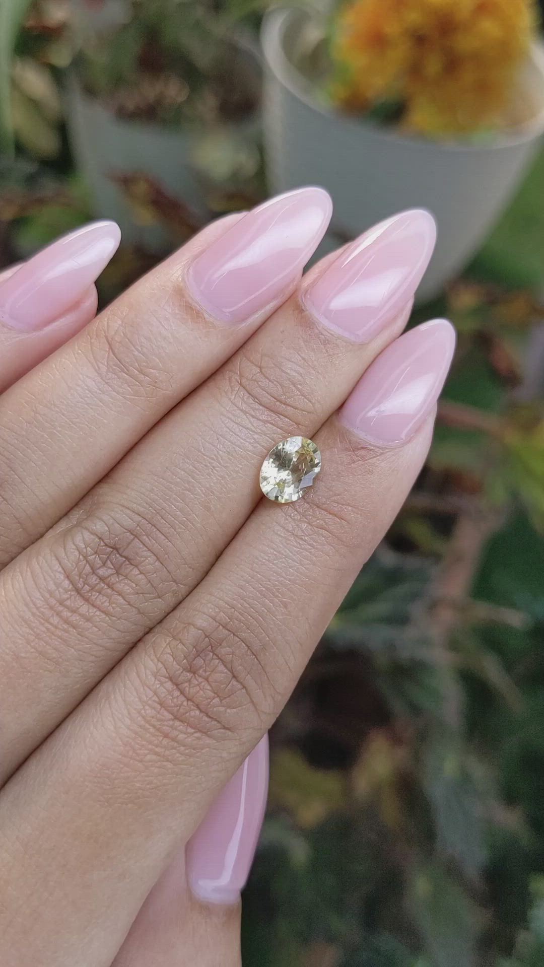 1.31 Ct. Yellow Sapphire from Ceylon (Sri Lanka) Size Video