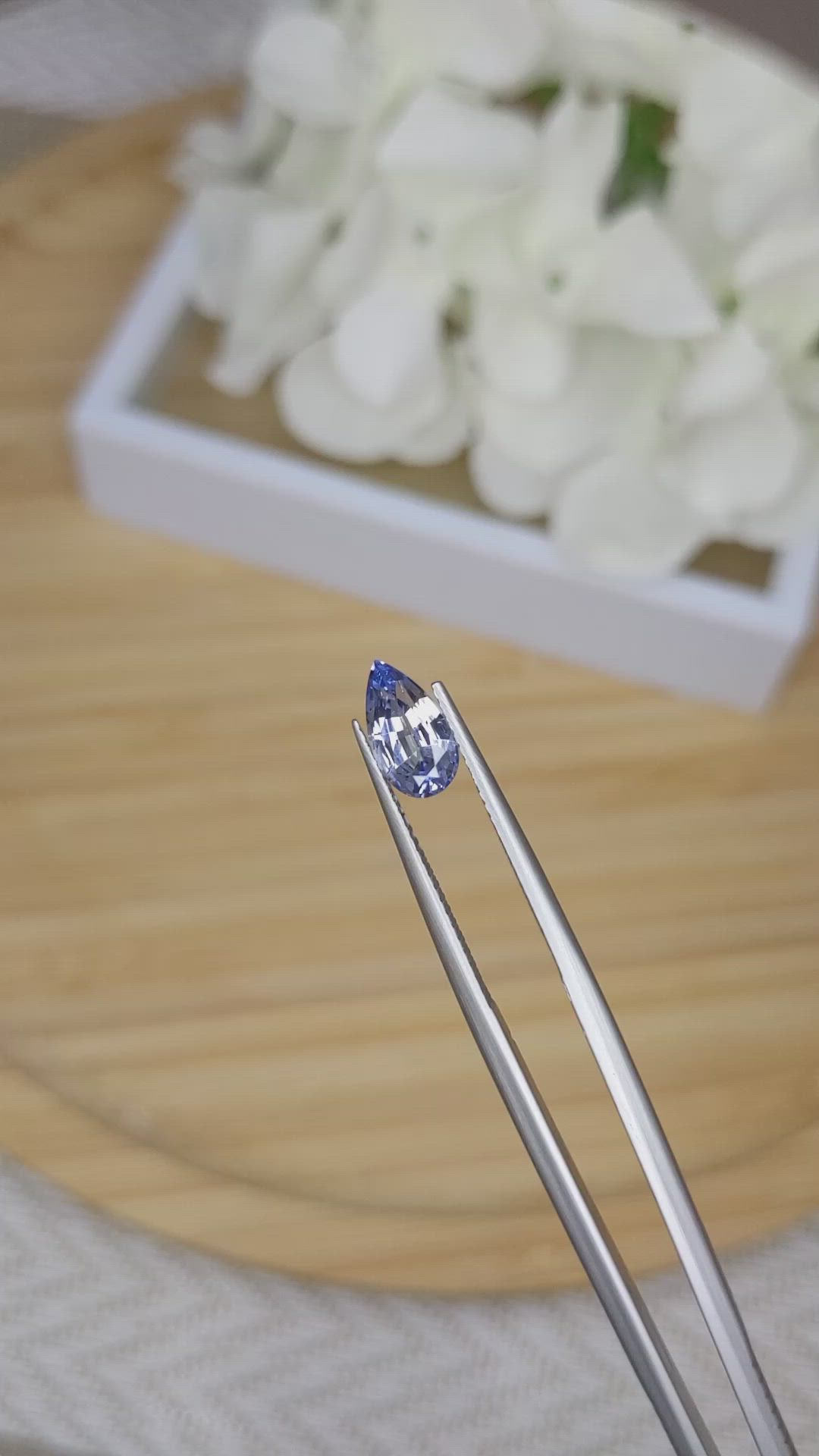 1.40 Ct. Blue Sapphire from Ceylon (Sri Lanka) Size Video