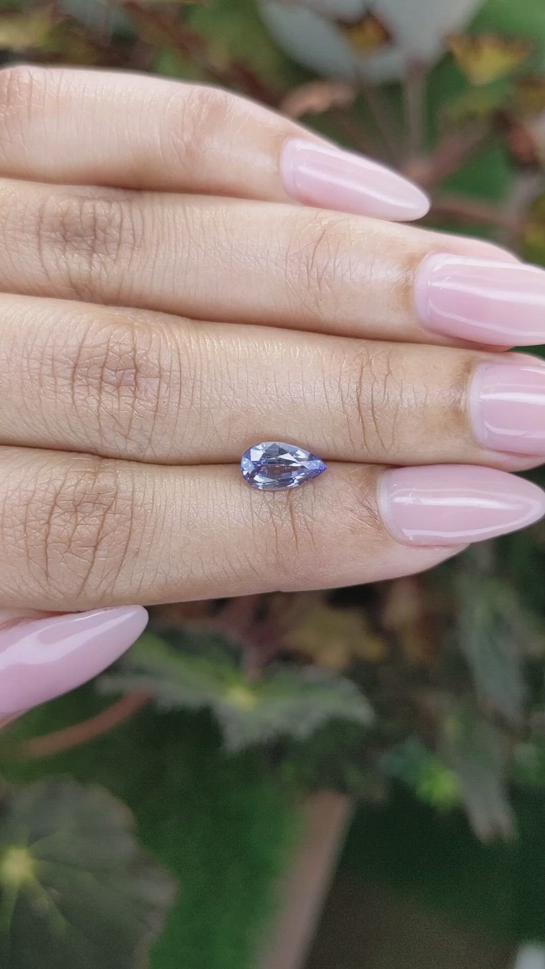 1.40 Ct. Blue Sapphire from Ceylon (Sri Lanka) Size Video