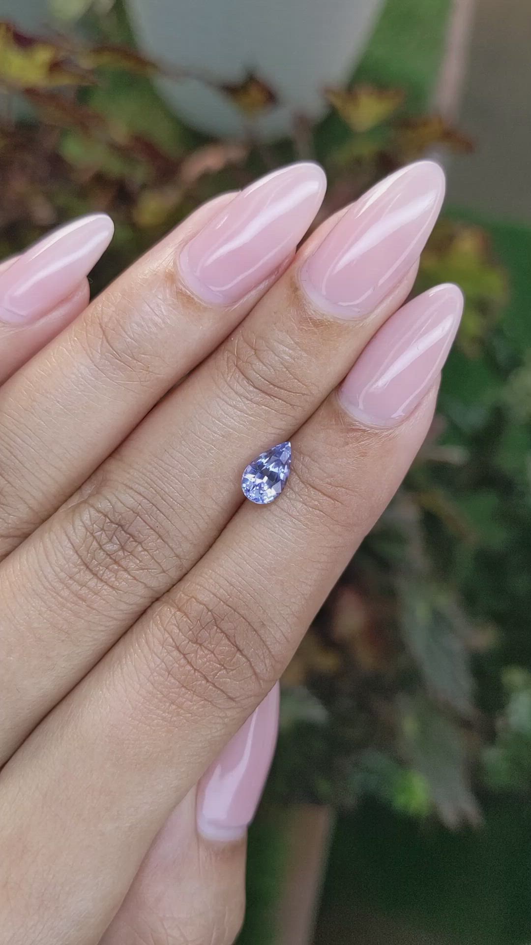 1.08 Ct. Blue Sapphire from Ceylon (Sri Lanka) Size Video