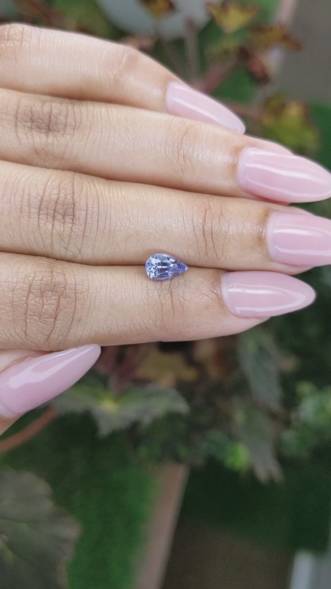 1.08 Ct. Blue Sapphire from Ceylon (Sri Lanka) Size Video